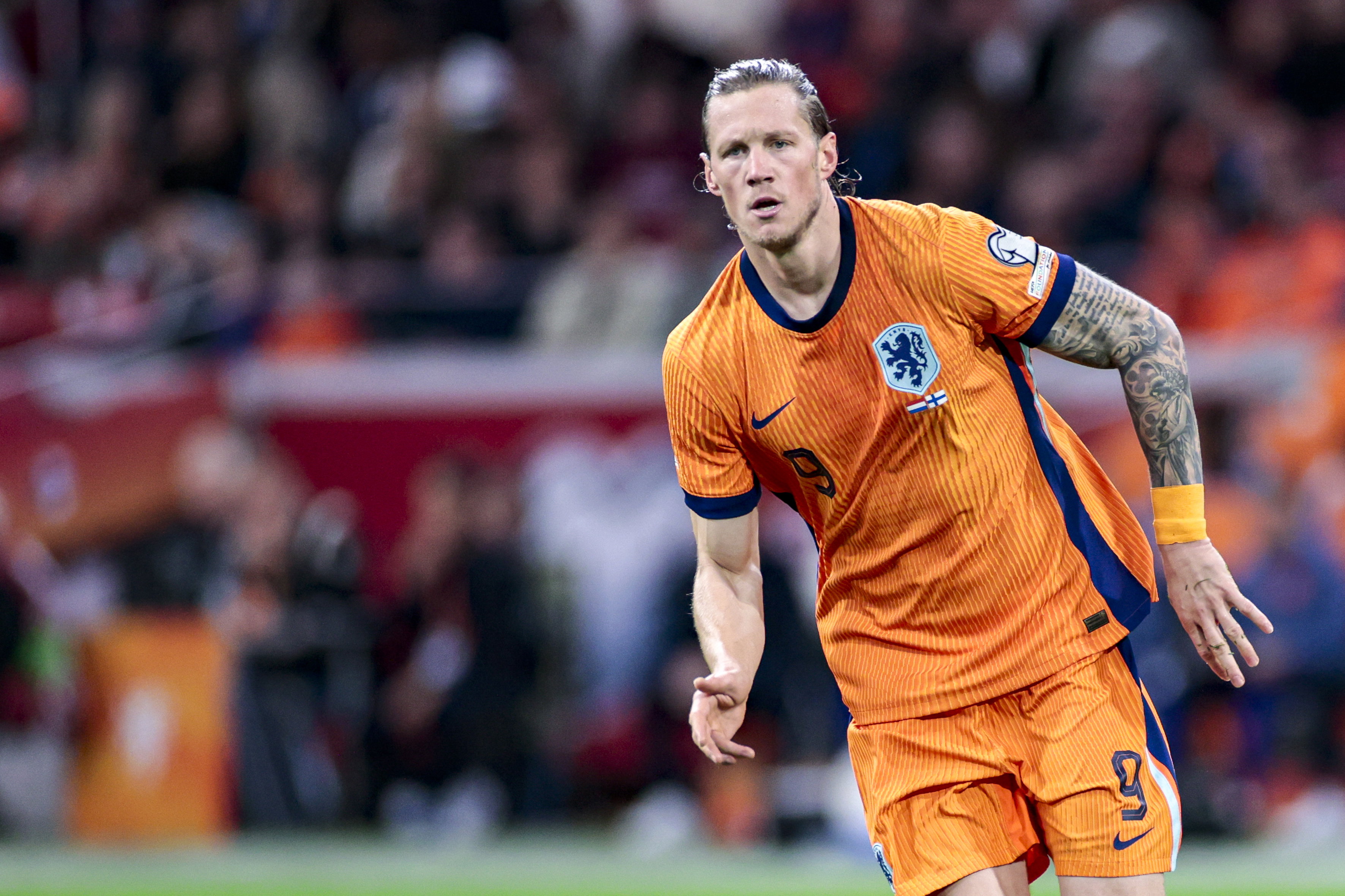 Wout Weghorst in Oranje