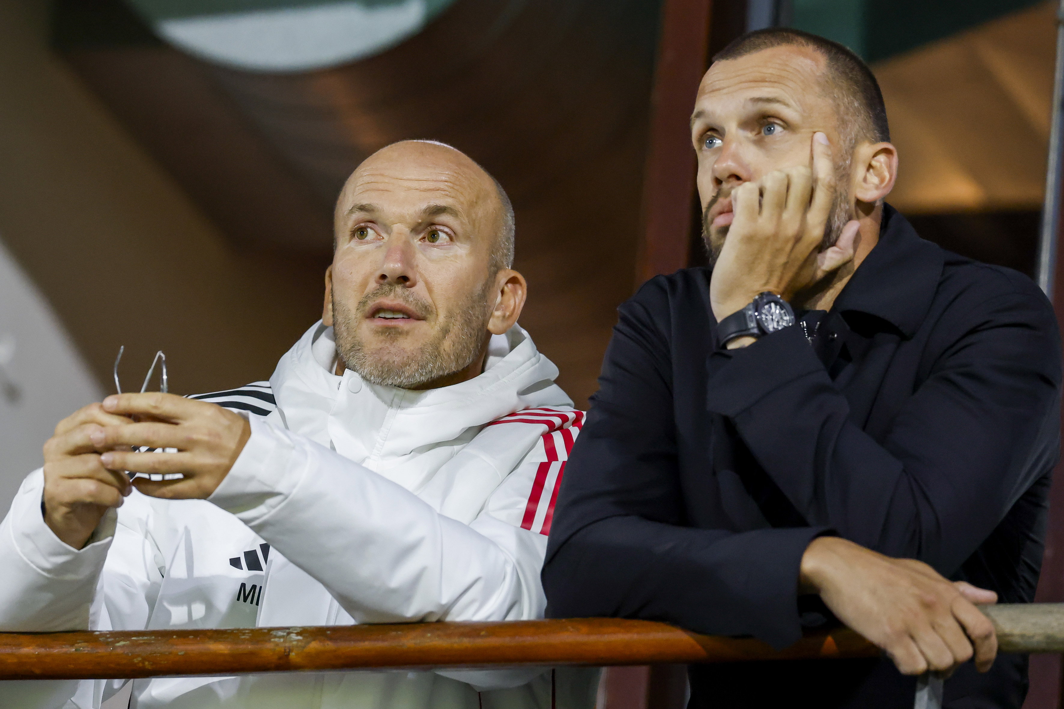 Alex Kroes en John Heitinga