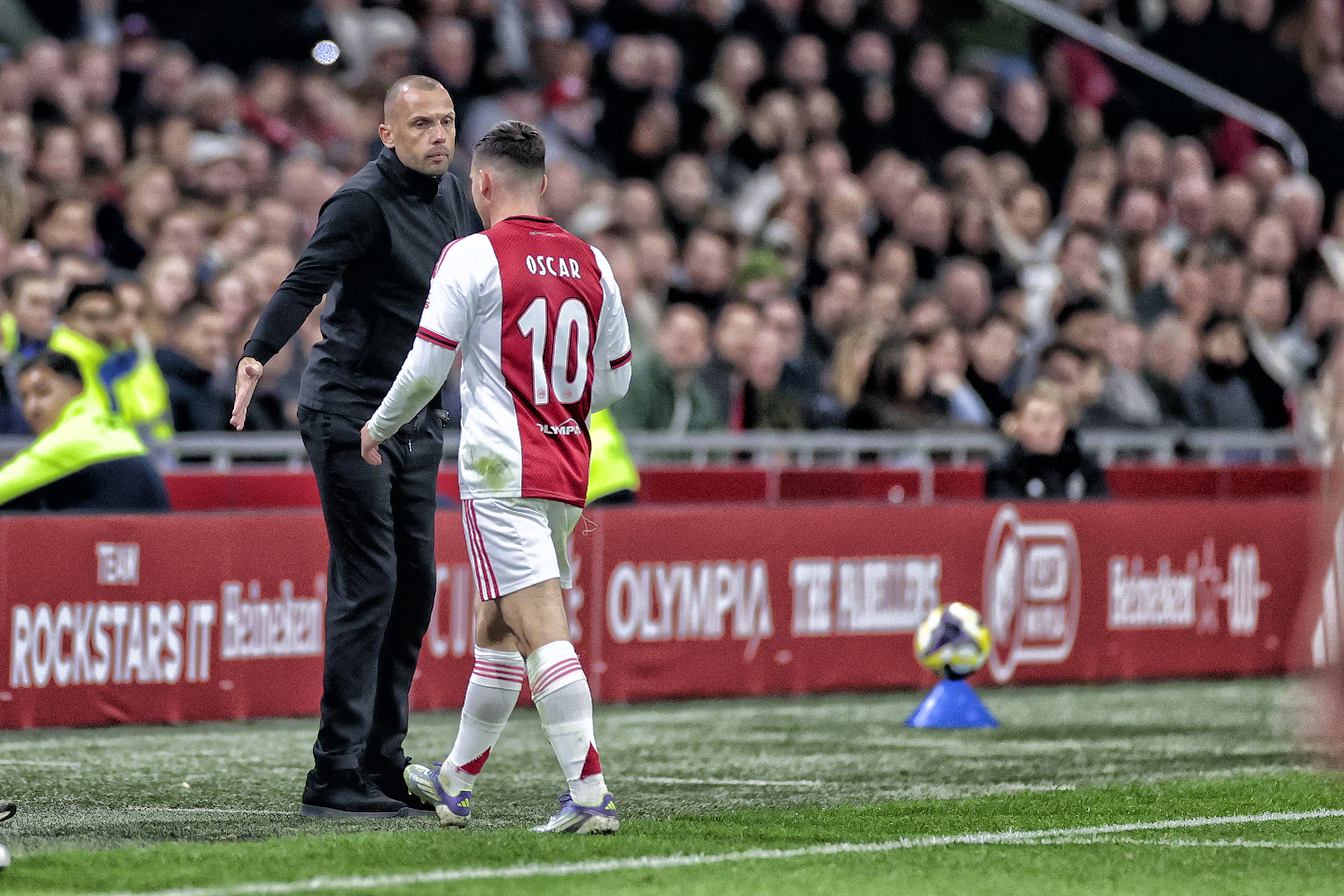 John en Heitinga en een teleurgestelde Oscar Gloukh