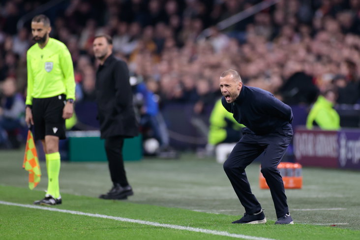 John Heitinga is boos tegen Galatasaray