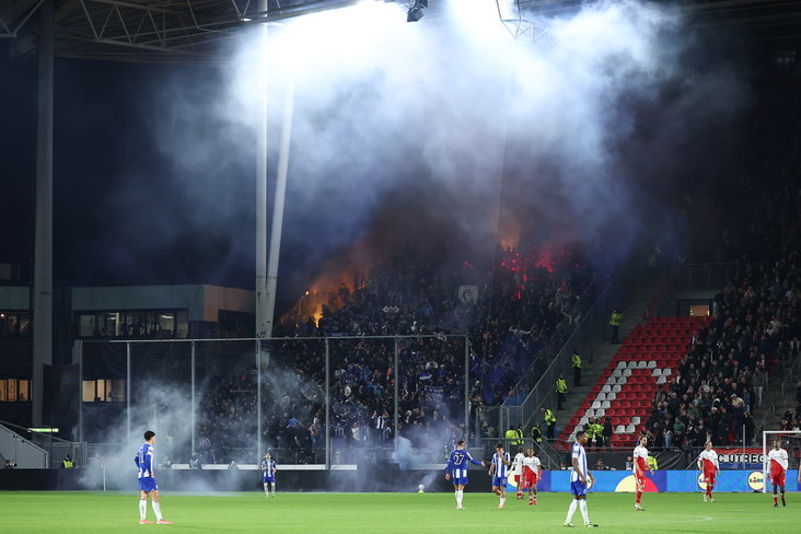 FC Porto-fans bij FC Utrecht