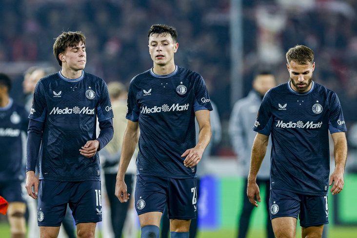 Leo Sauer, Anel Ahmedhodzic en Bart Nieuwkoop balen