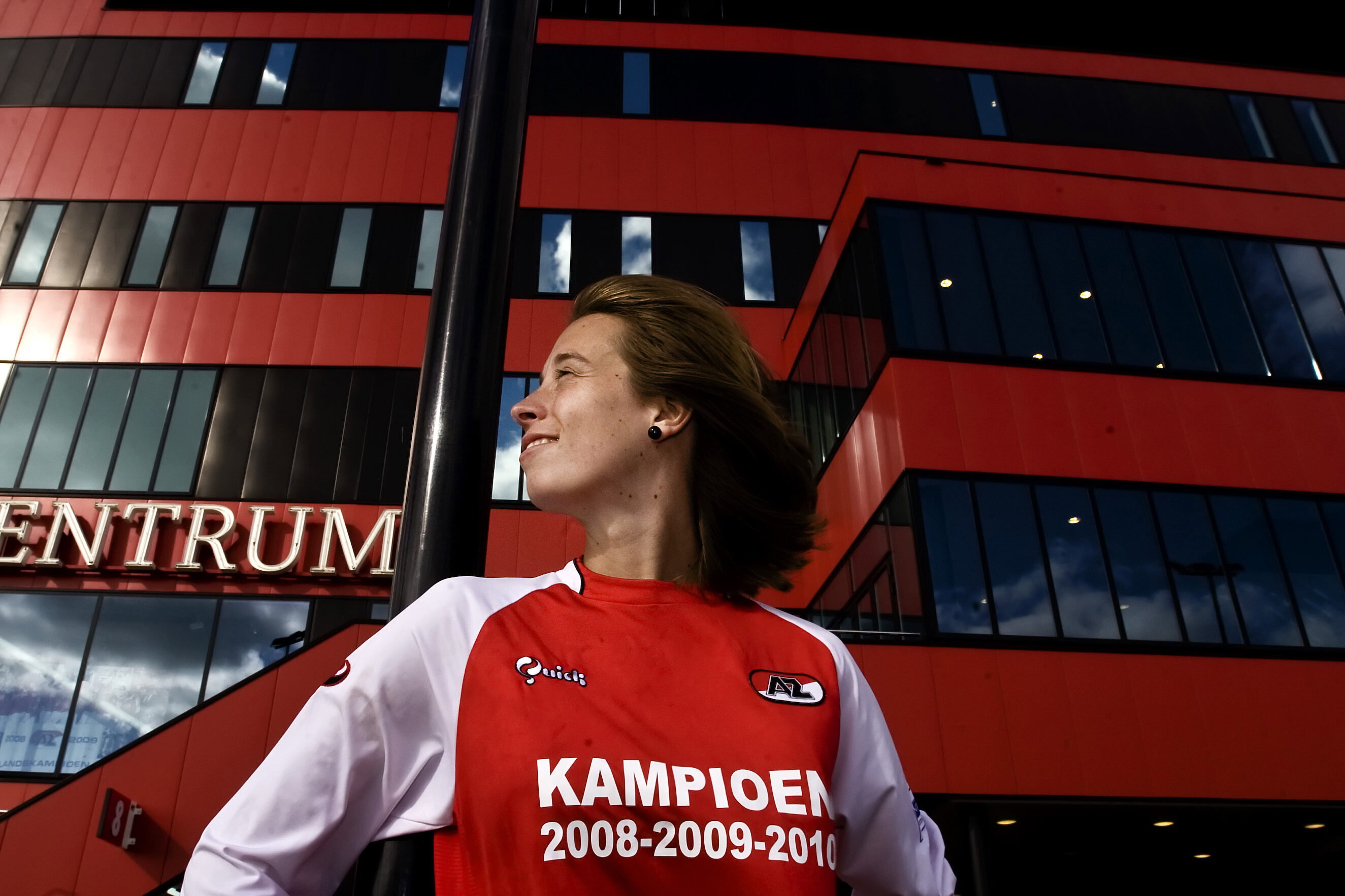 Dionne Demarteau in 2010 bij AZ