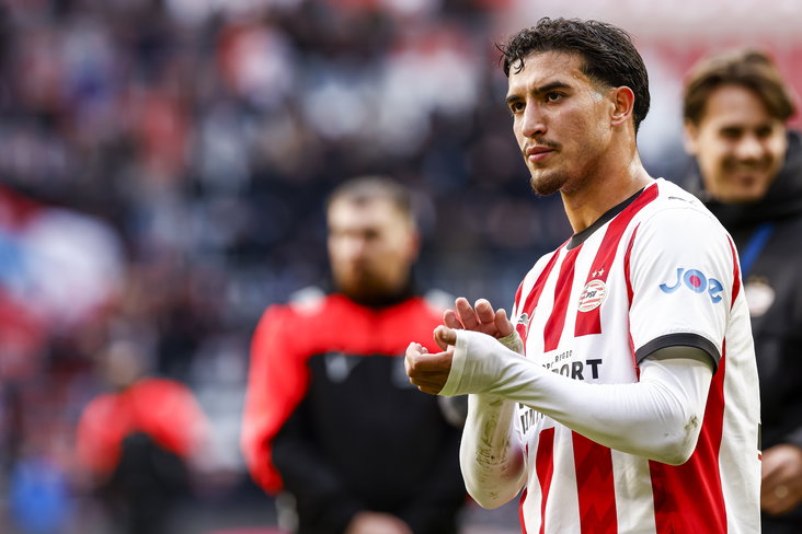 Couhaib Driouech na de wedstrijd tegen FC Volendam