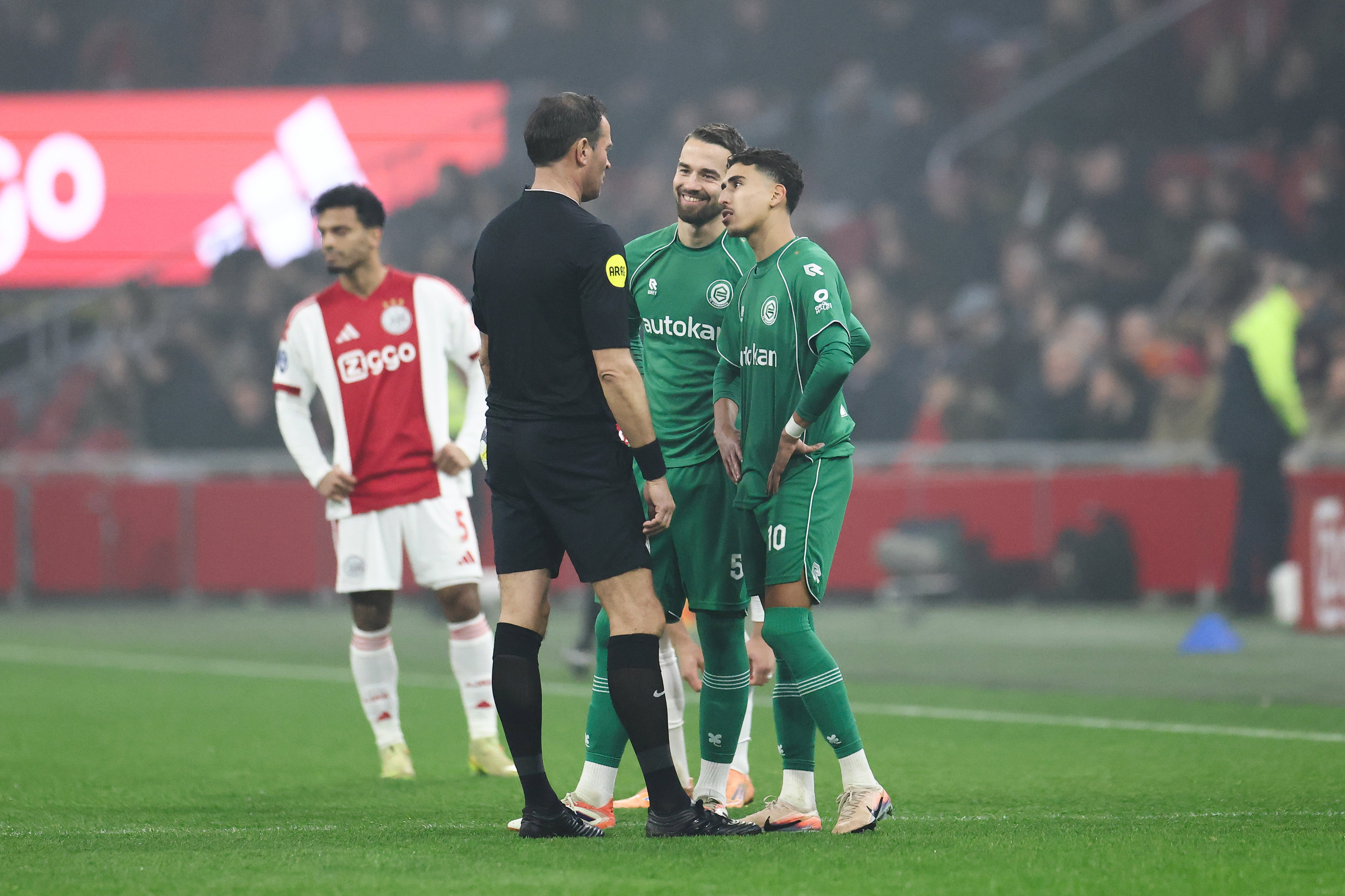 Bas Nijhuis bij Ajax - FC Groningen