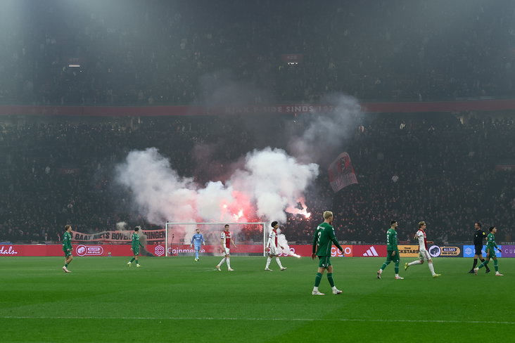 De spelers druipen af