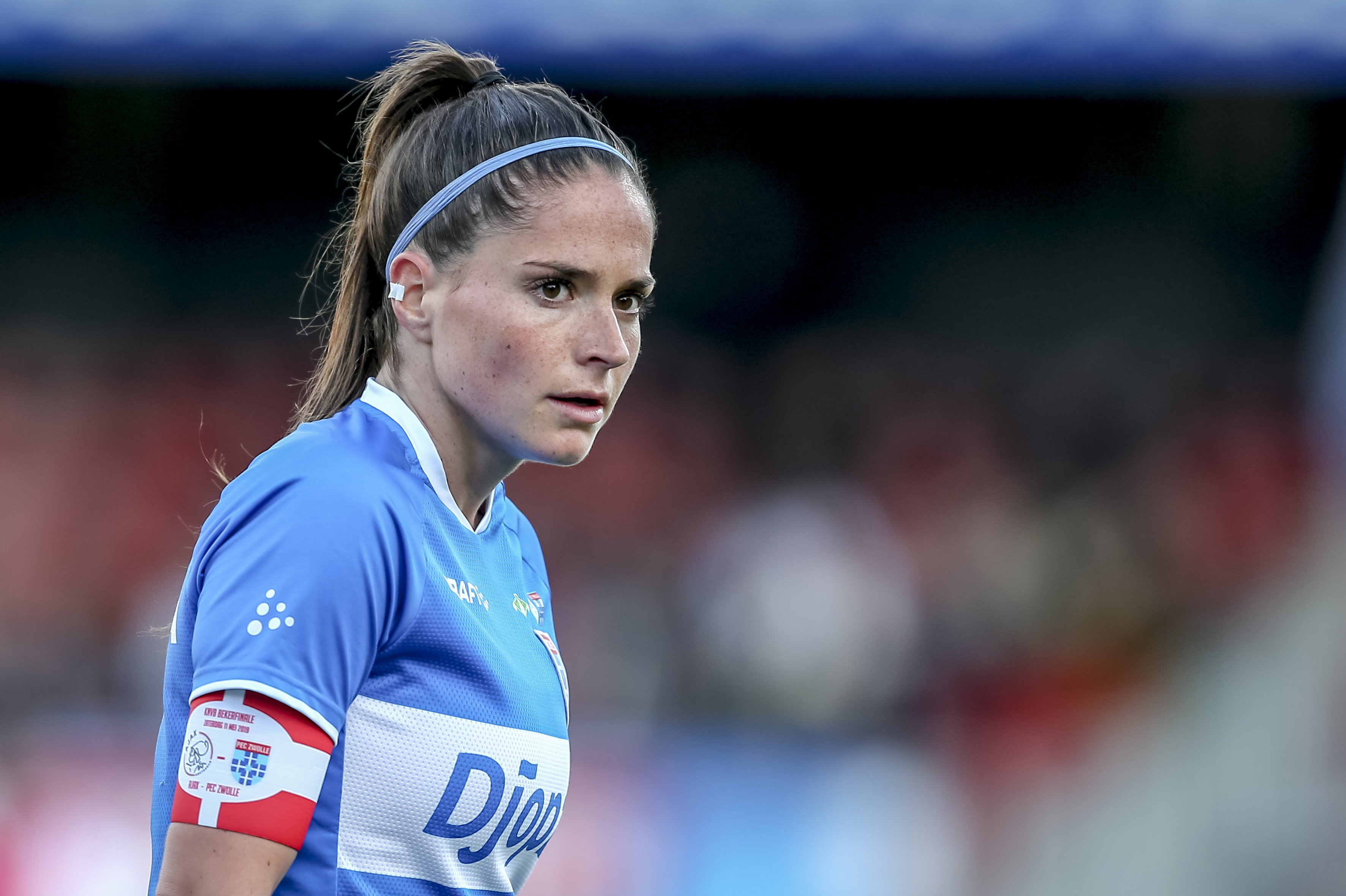 Babiche Roof als speelster van PEC Zwolle