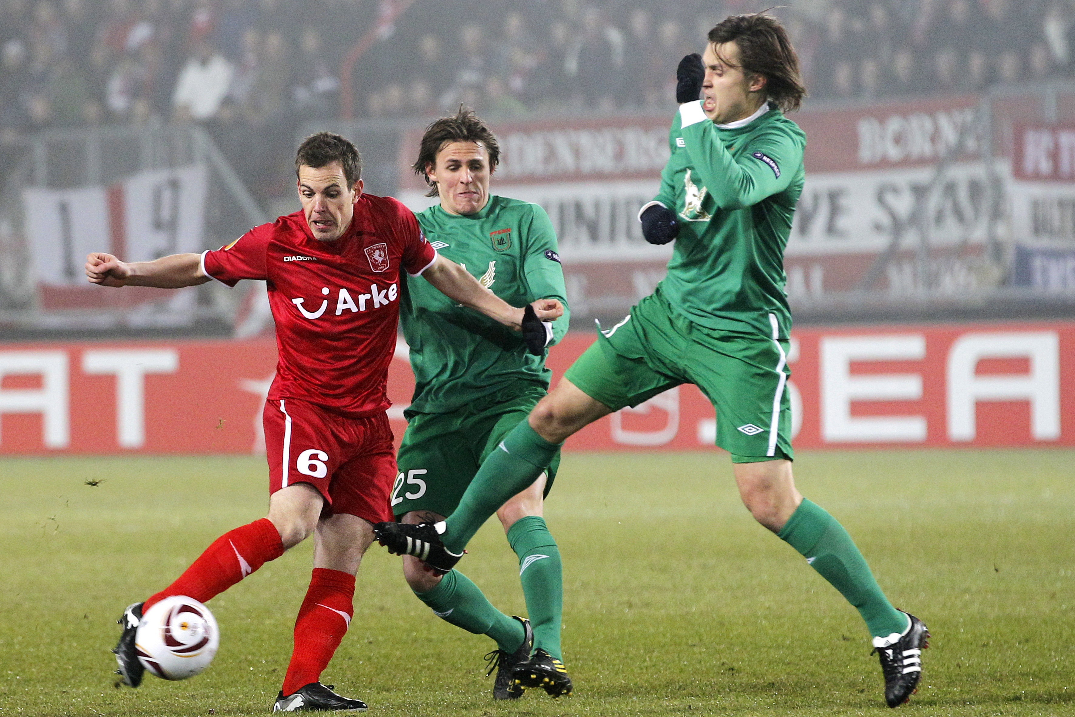 Wout Brama in thuiswedstrijd tegen Rubin Kazan