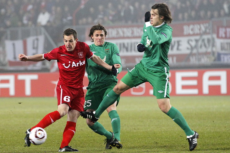 Wout Brama in thuiswedstrijd tegen Rubin Kazan