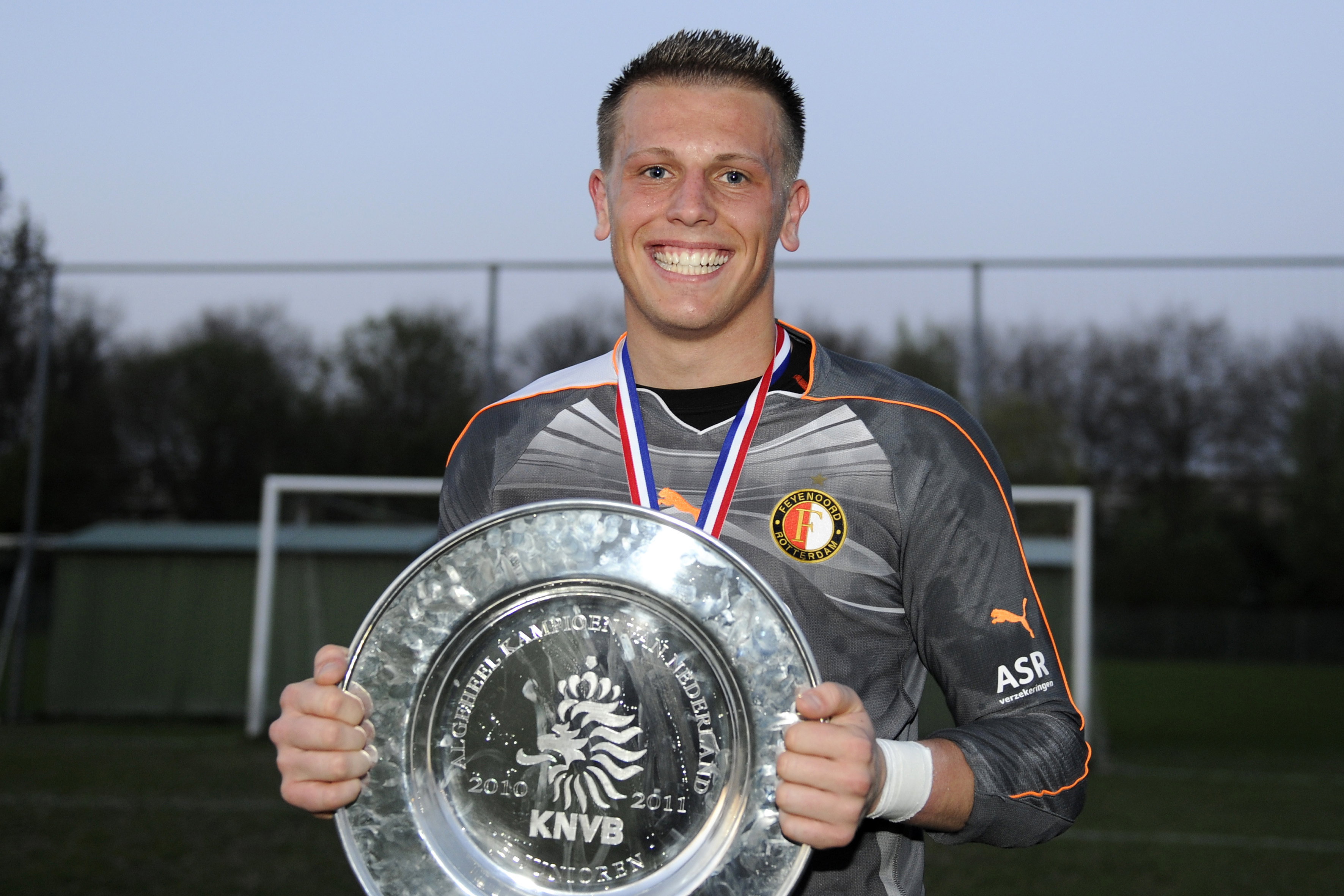 Boy de Jong in de jeugd van Feyenoord