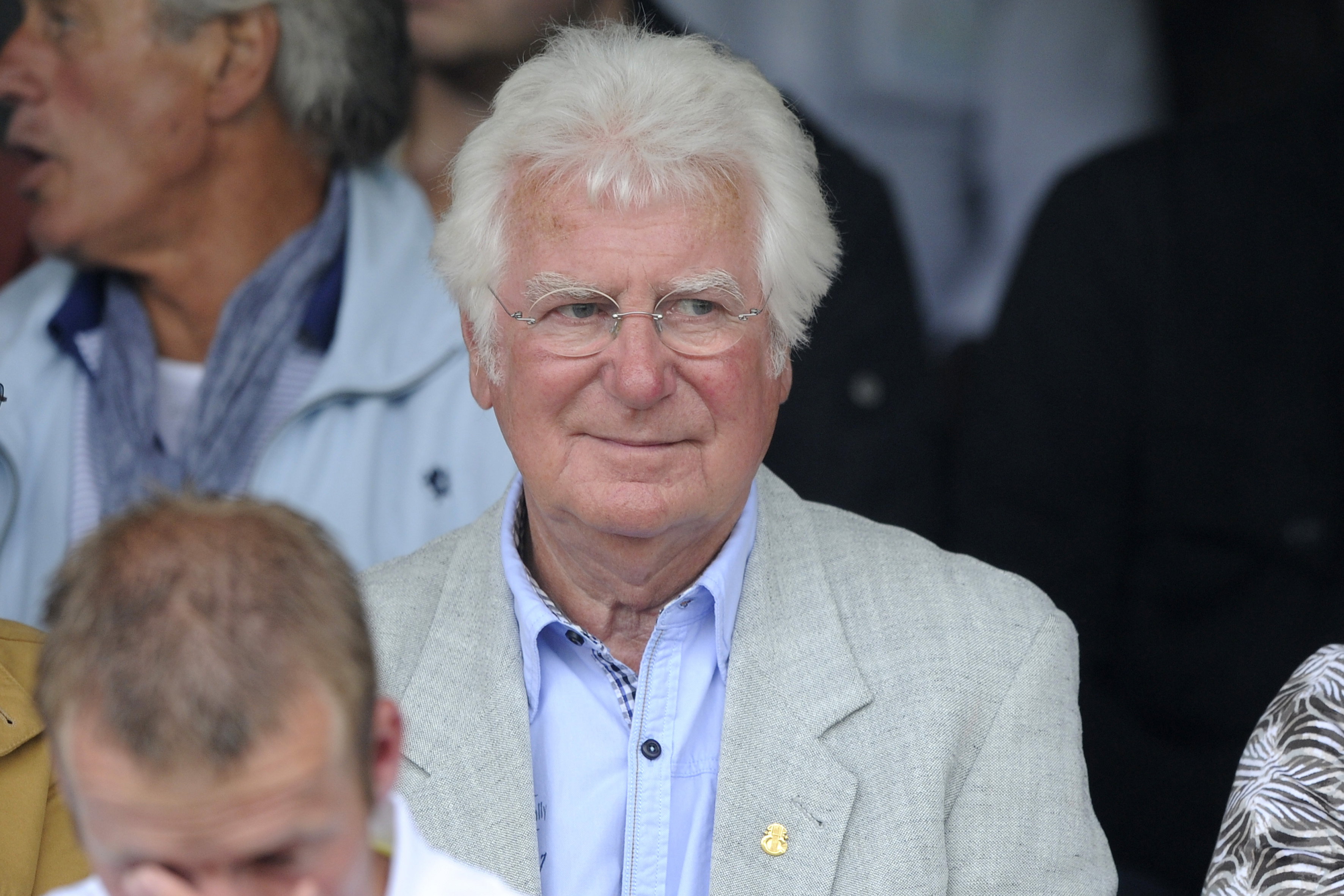 Gerard Cox op de tribune