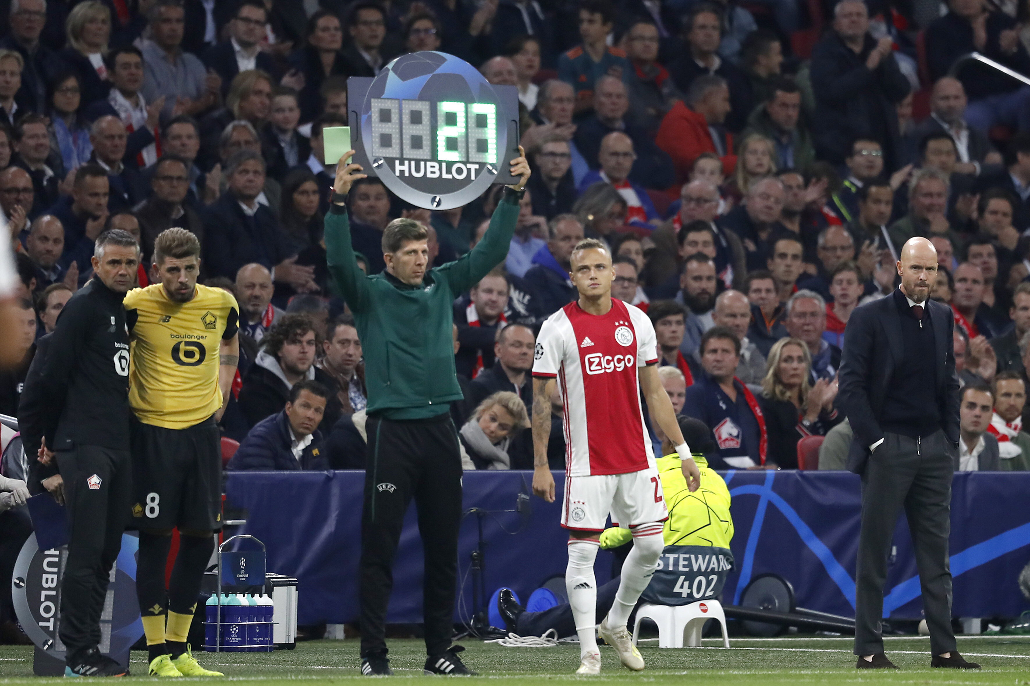 Lang valt in bij Ajax onder Ten Hag