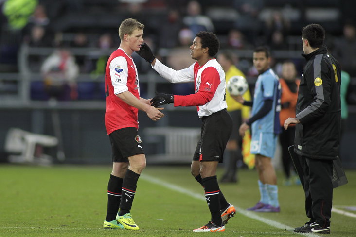 John Guidetti en Diego Biseswar