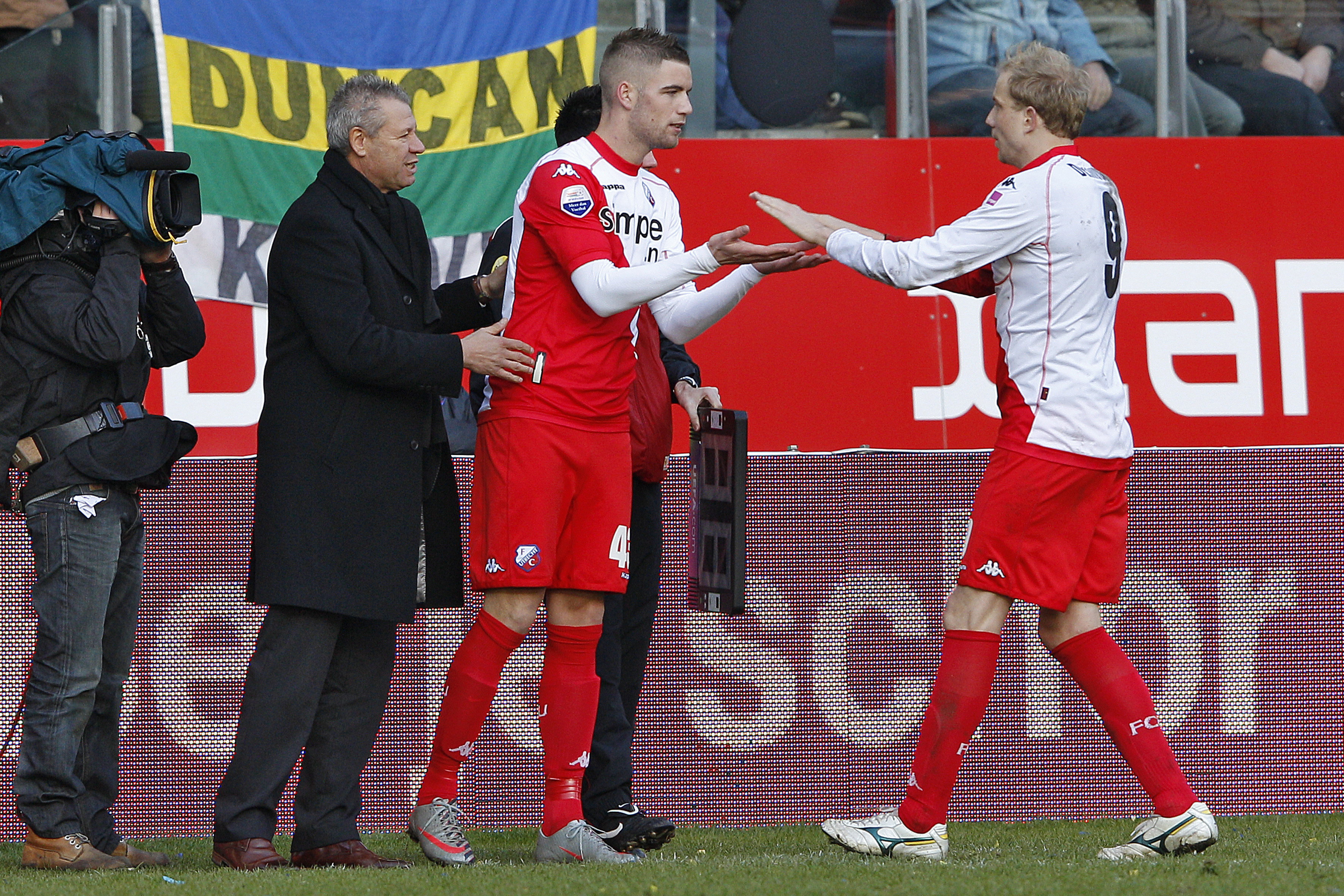 Lars Veldwijk in zijn tijd bij FC Utrecht