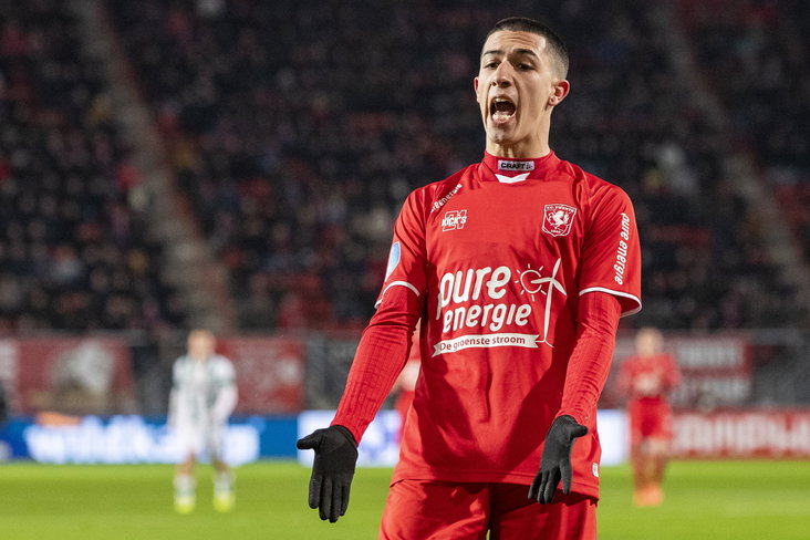 Aitor Cantalapiedra in het shirt van FC Twente
