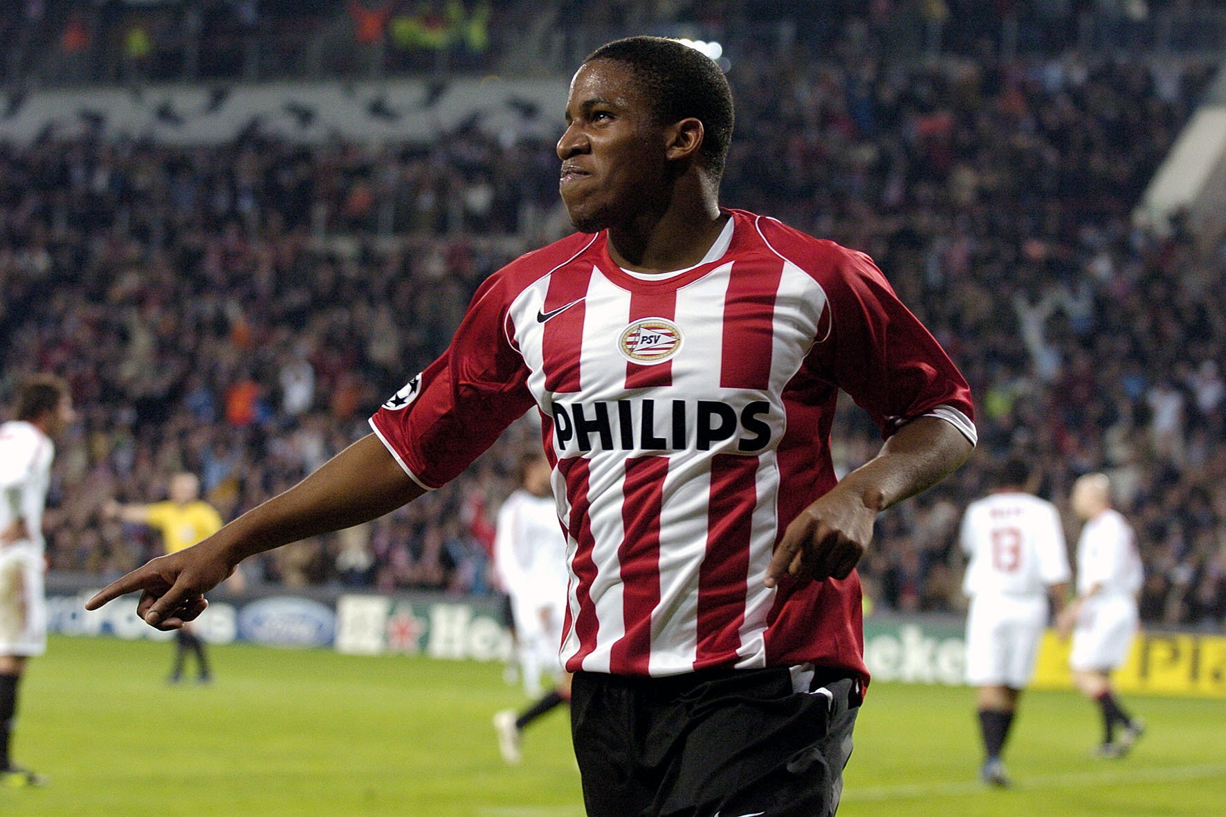 Jefferson Farfan na zijn treffer tegen AC Milan