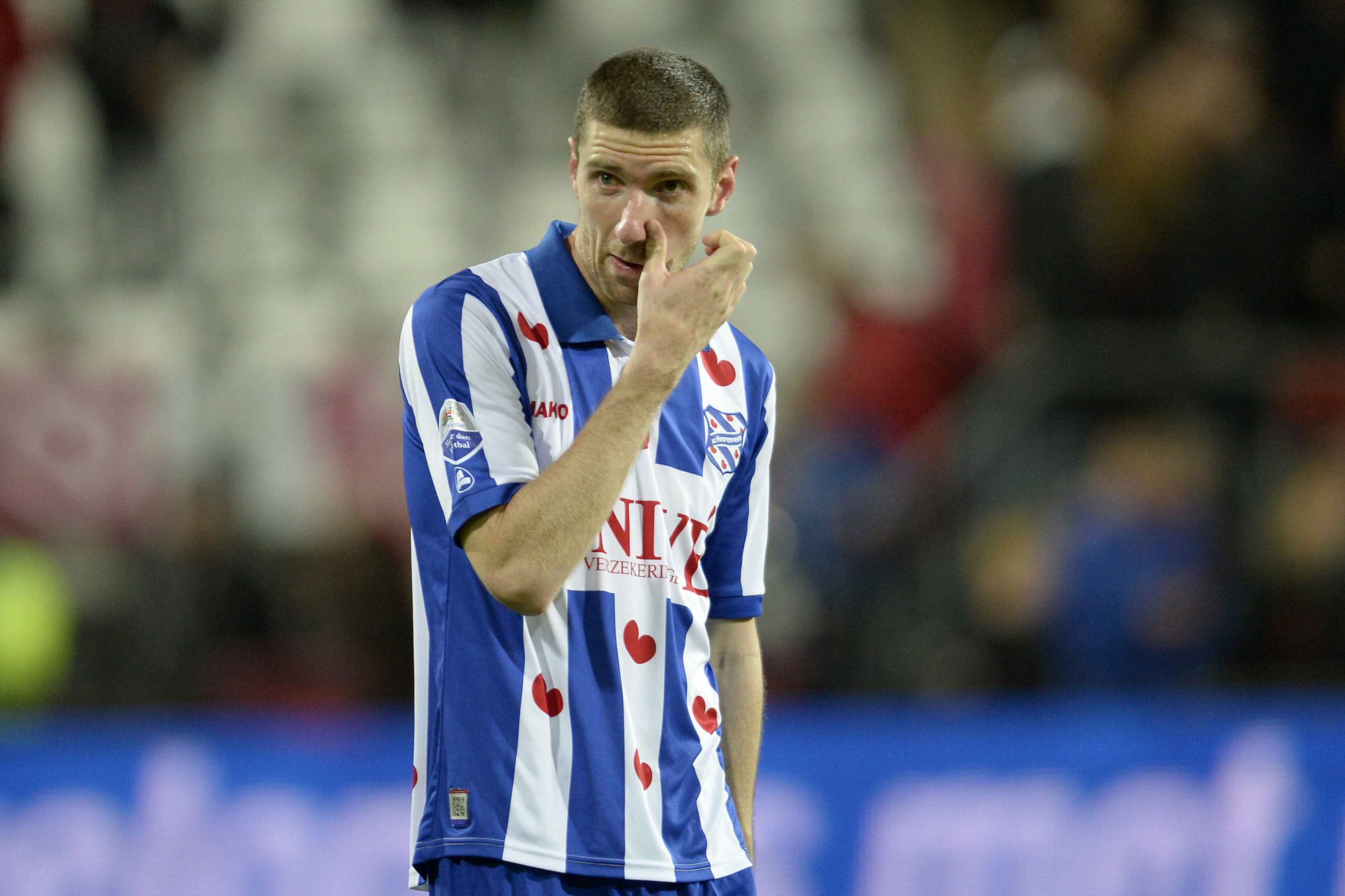 Arnold Kruiswijk in het shirt van SC Heerenveen