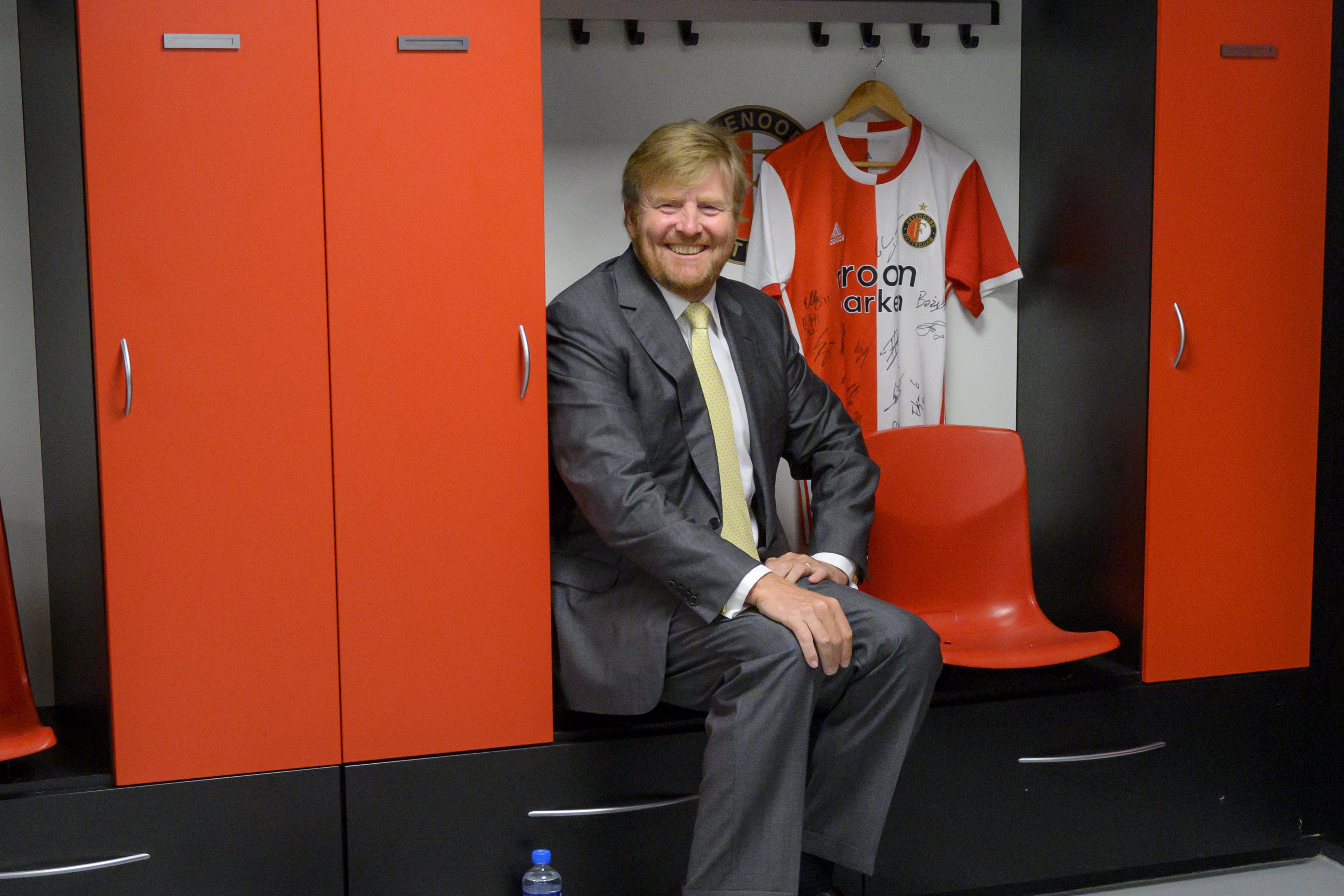 Koning Willem-Alexander in De Kuip