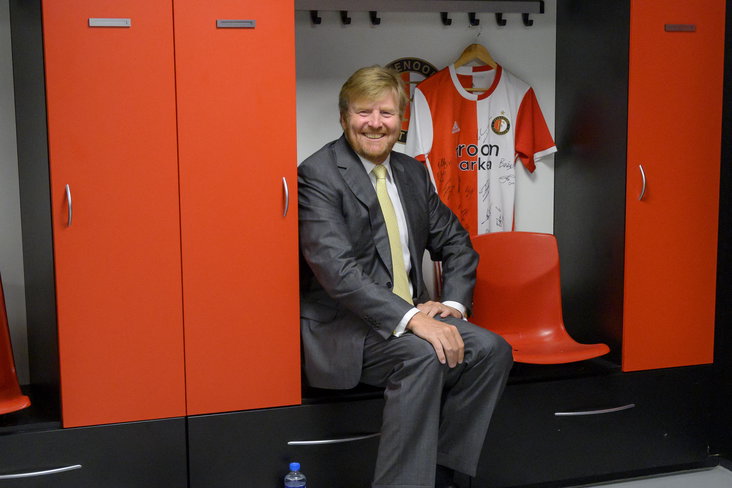 Koning Willem-Alexander in De Kuip