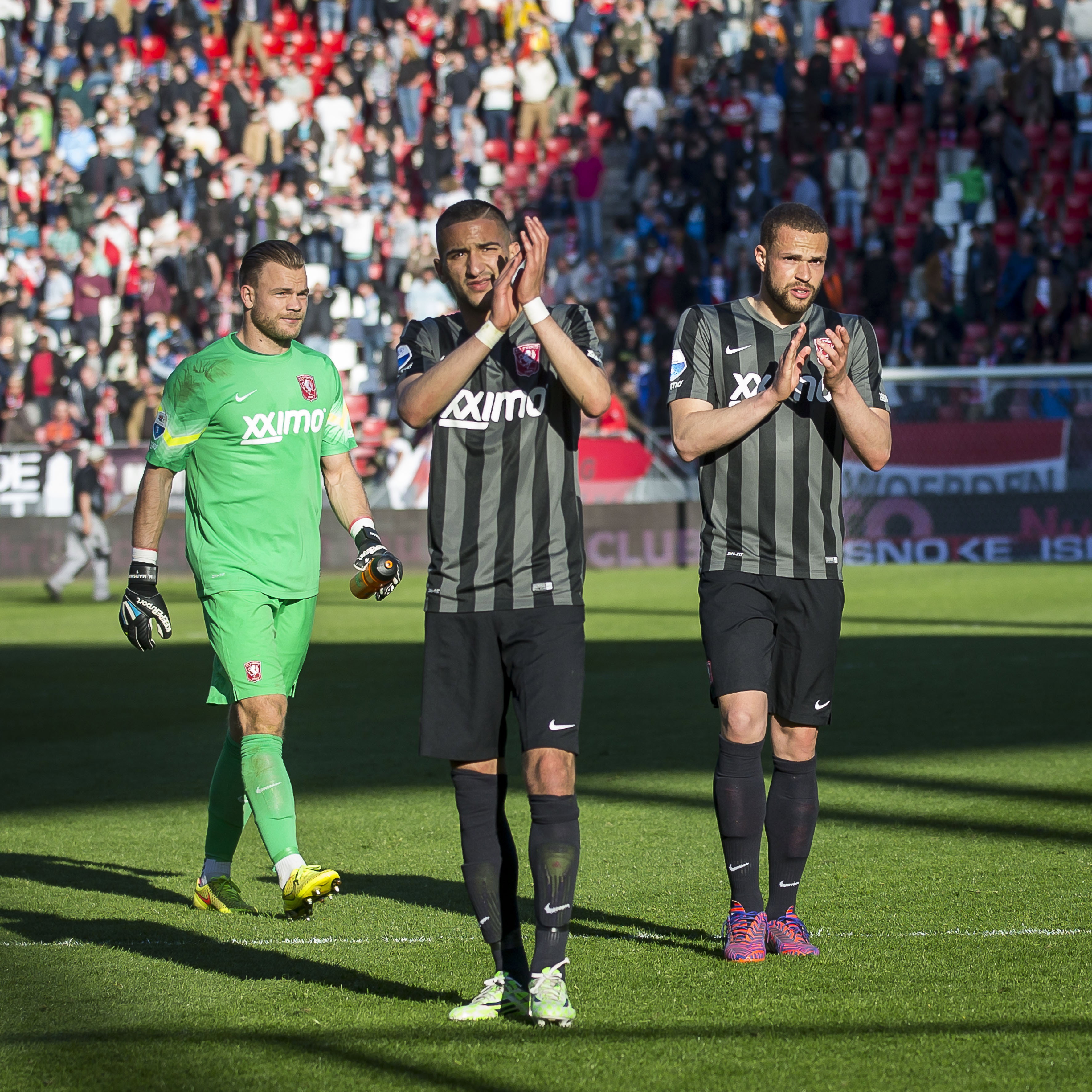 Nick Marsman, Hakim Ziyech en Luc Castaignos