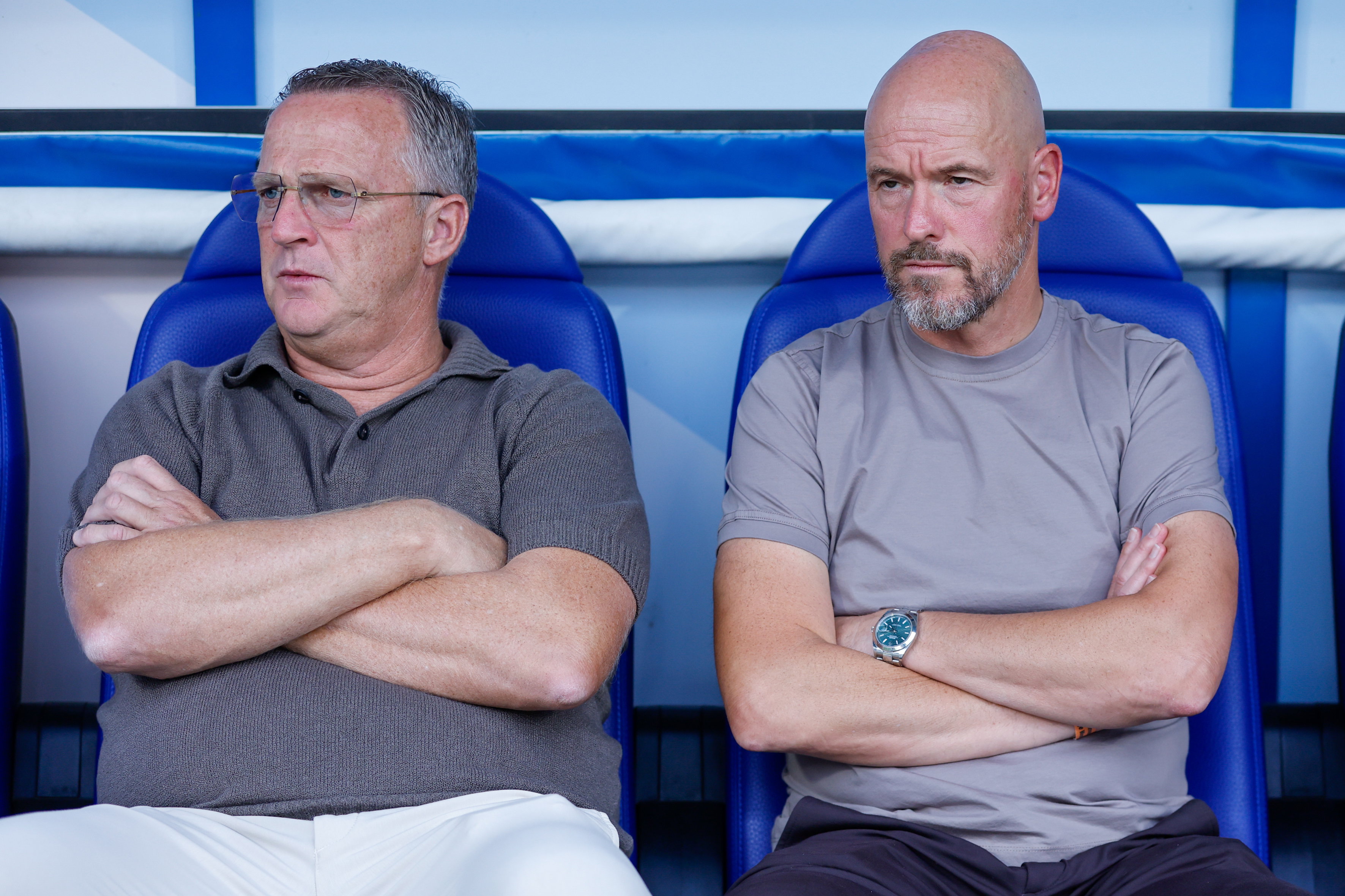 John van den Brom en Erik ten Hag