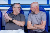 John van den Brom in gesprek met Erik ten Hag