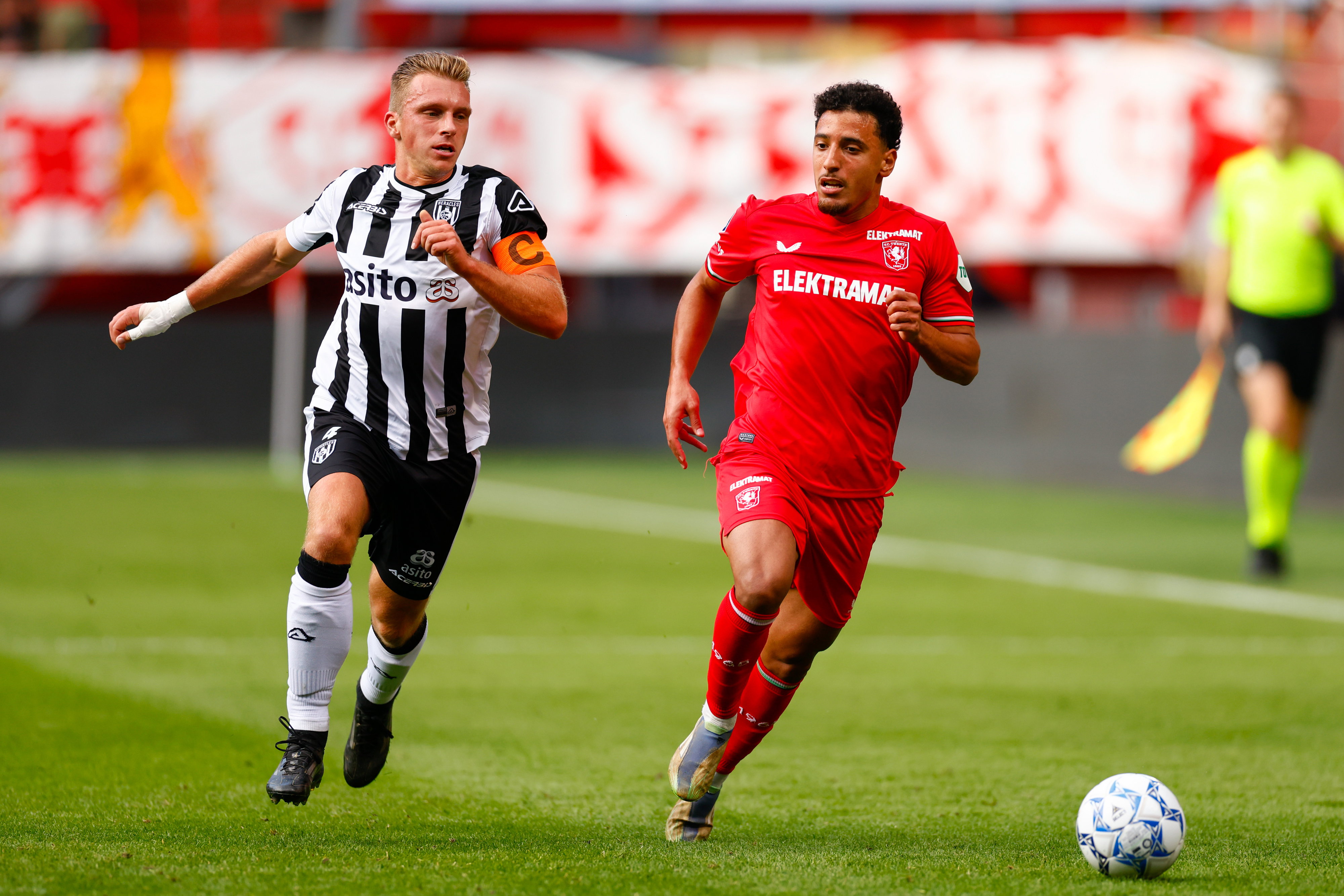 Damon Mirani sprint met Sayf Ltaief