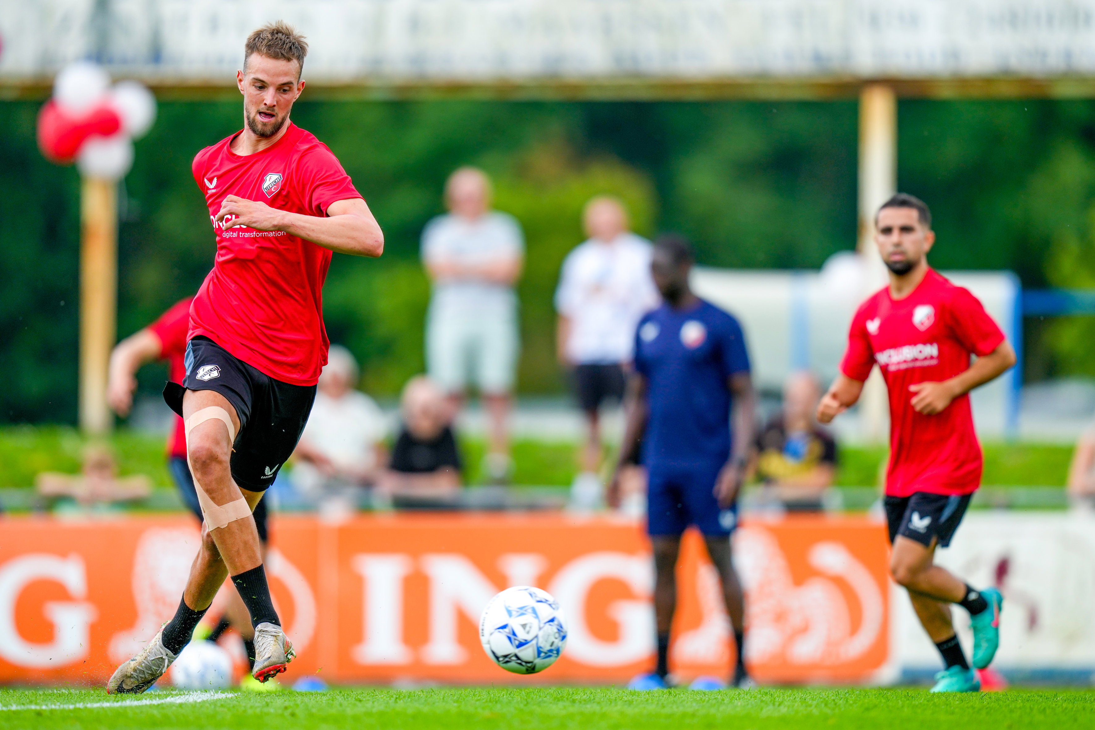 David Min op de training