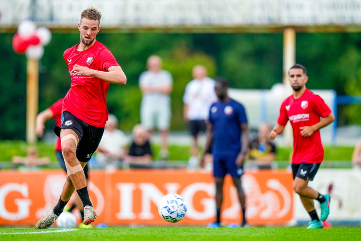 David Min op de training