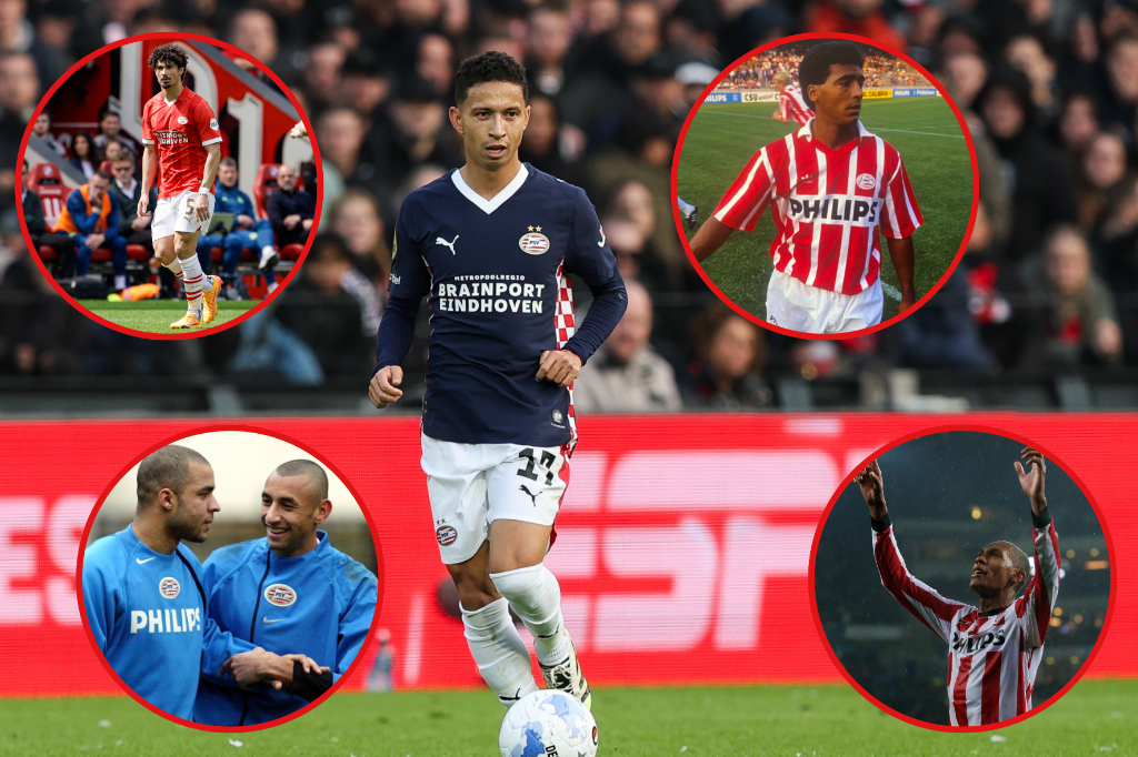 De Brazilianen met de meeste wedstrijden voor PSV