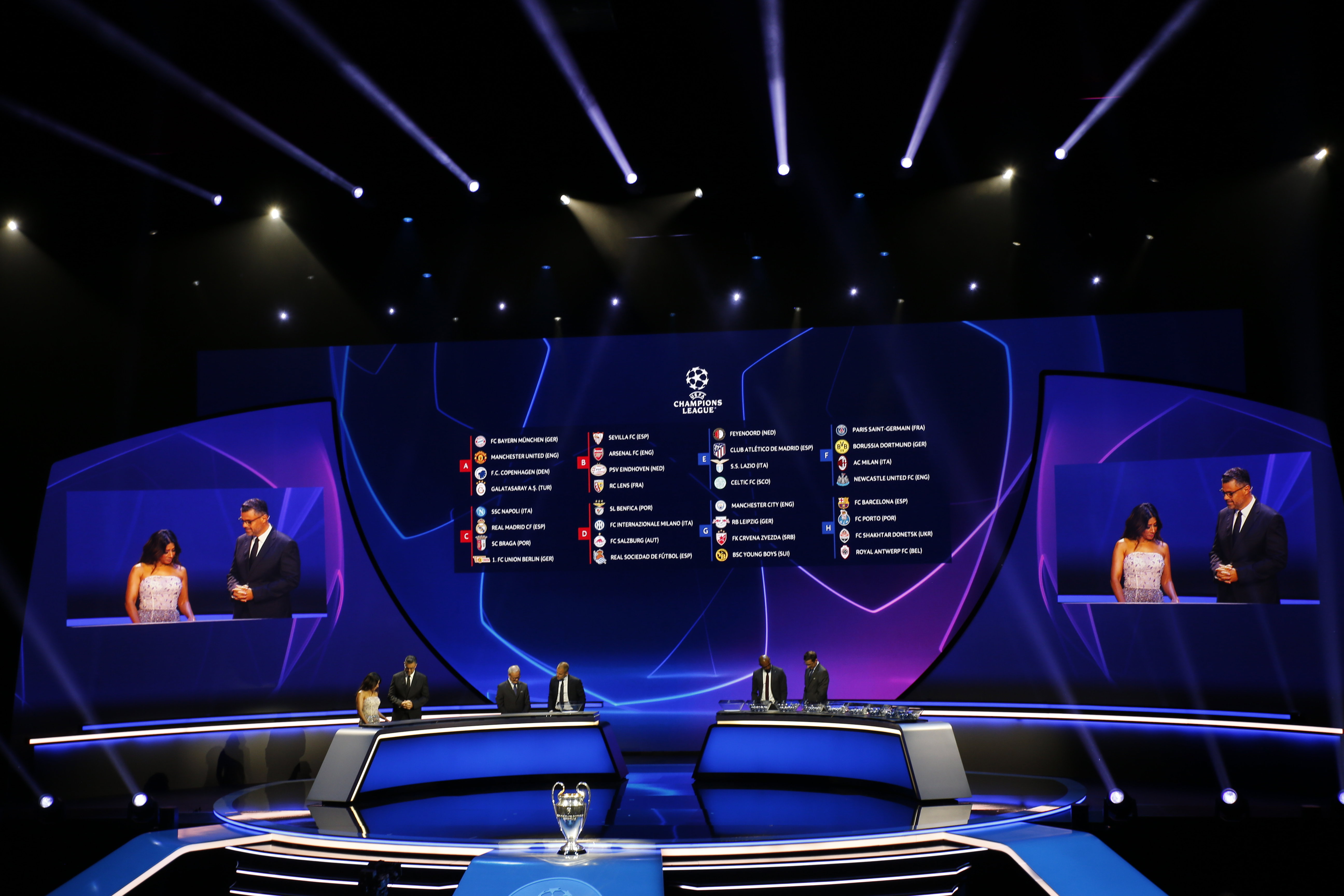 De loting van de Champions League in 2023