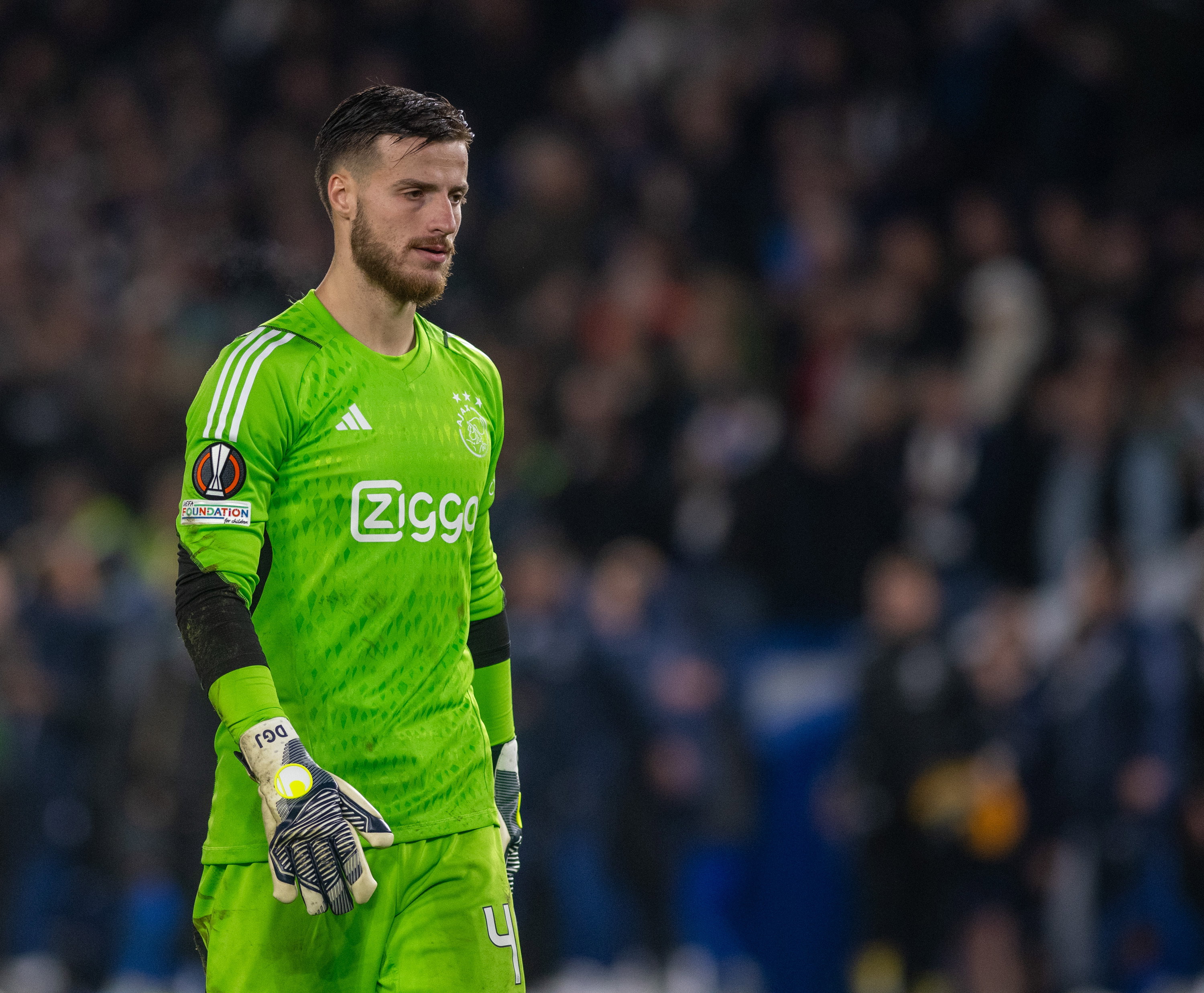 Dian Ramaj bij zijn basisdebuut voor Ajax