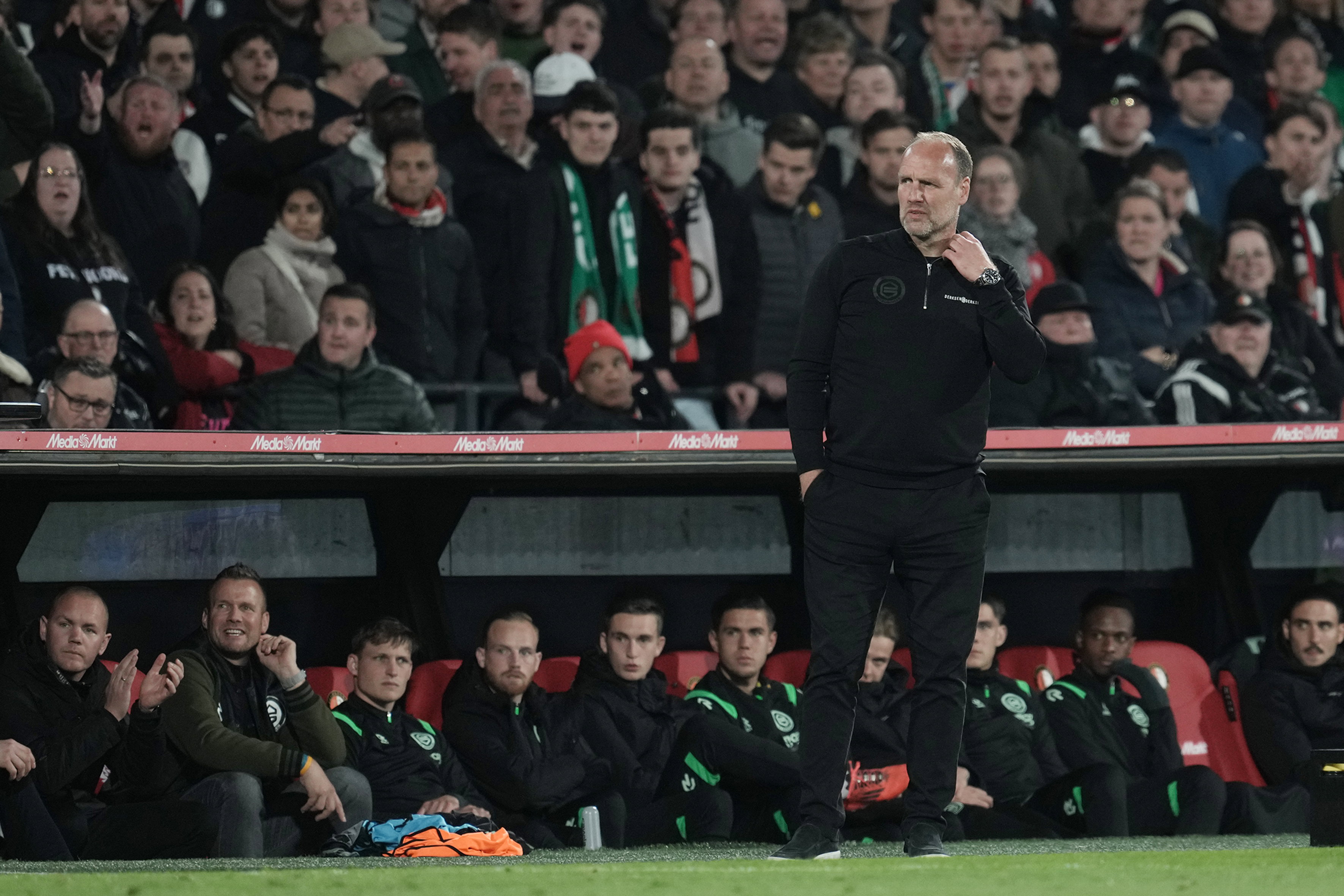 Dick Lukkien in de Kuip