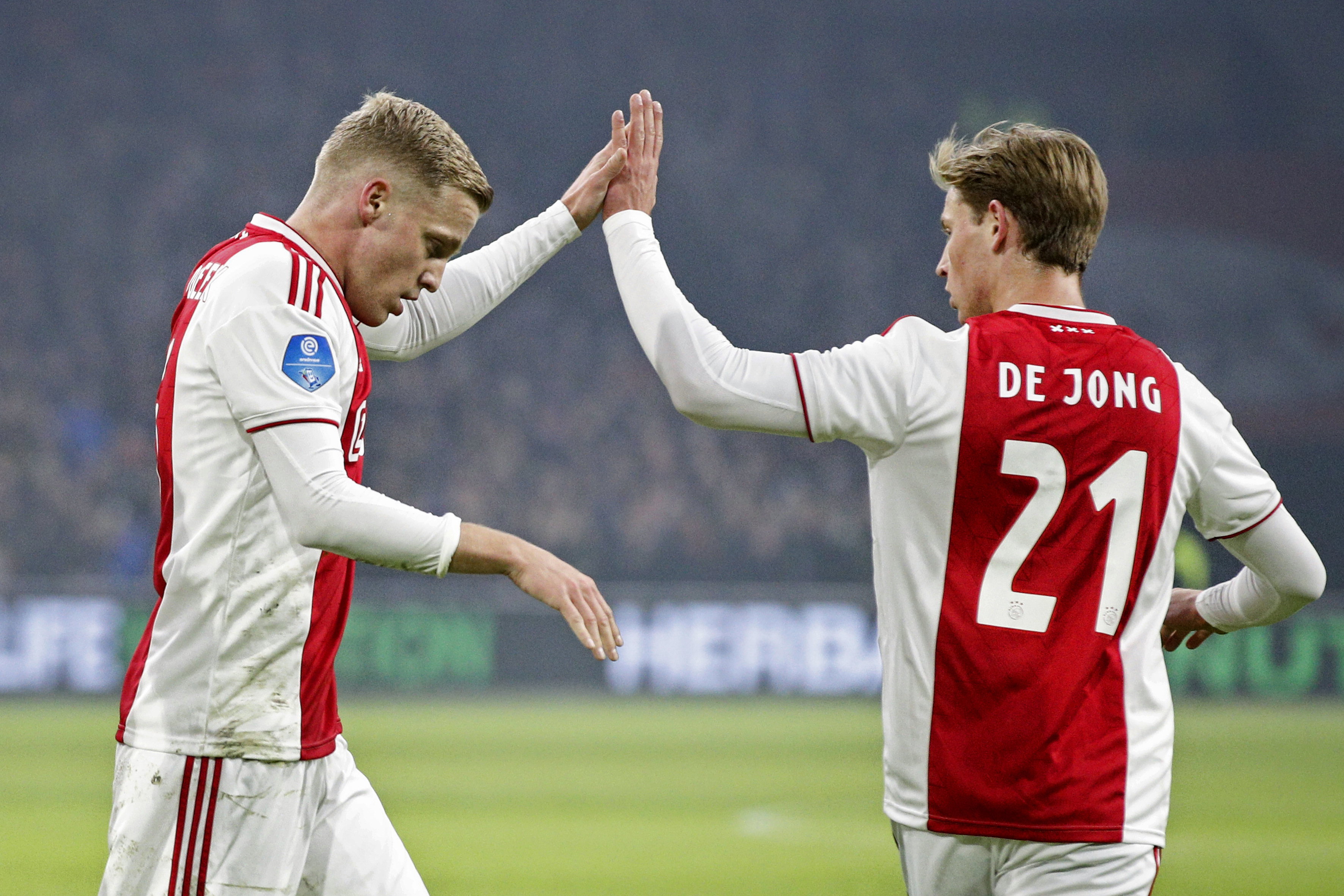 Donny van de Beek en Frenkie de Jong