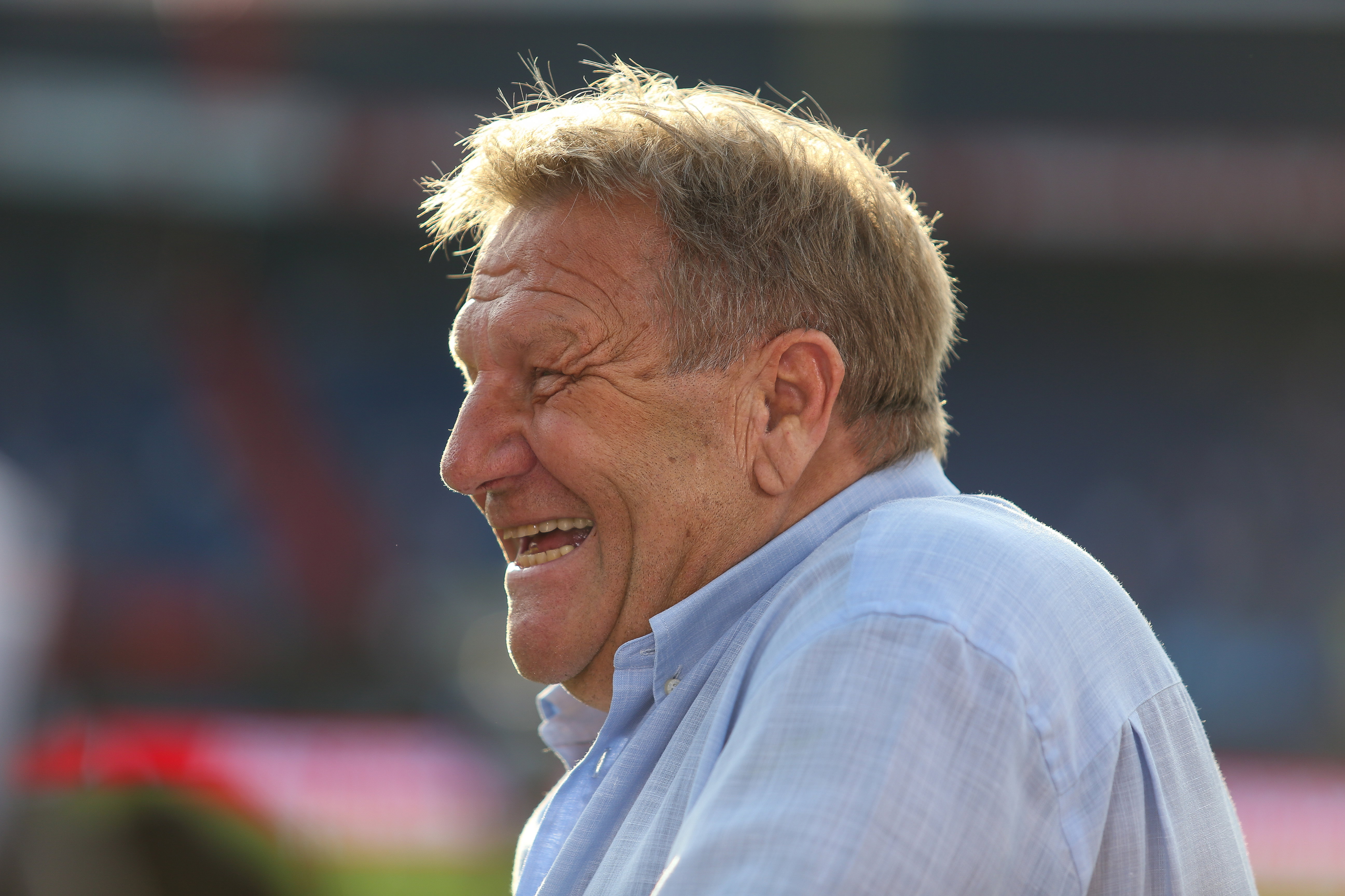 Een lachende Jan Boskamp