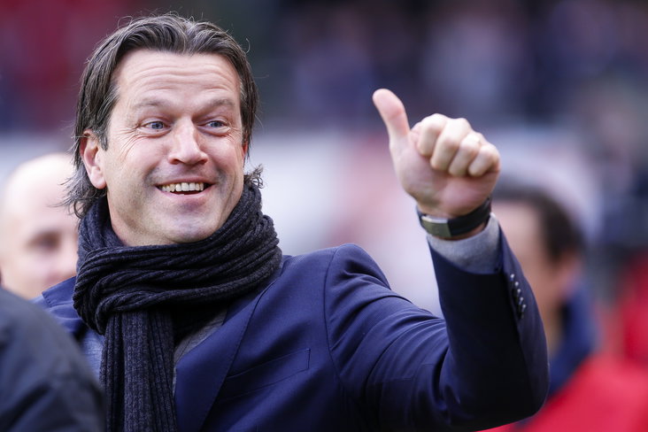 Ernest Faber in het Philips Stadion