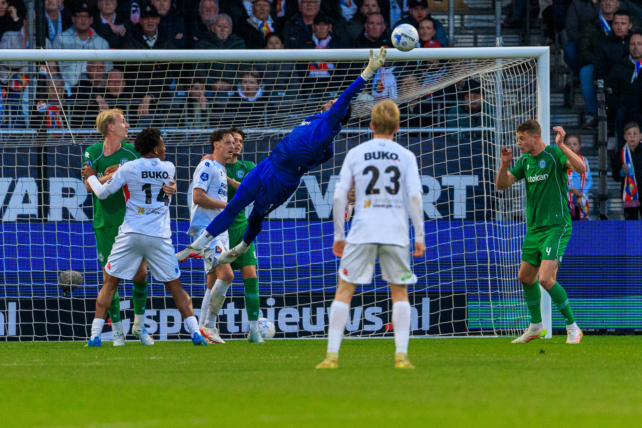 Etienne Vaessen met een spectaculaire redding