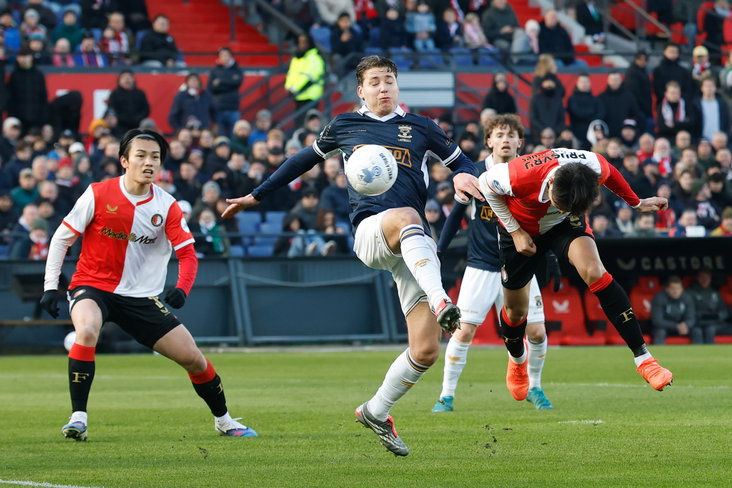 Evert Linthorst veroorzaakt een penalty