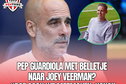 Pep Guardiola met Joey Veerman in de inzet