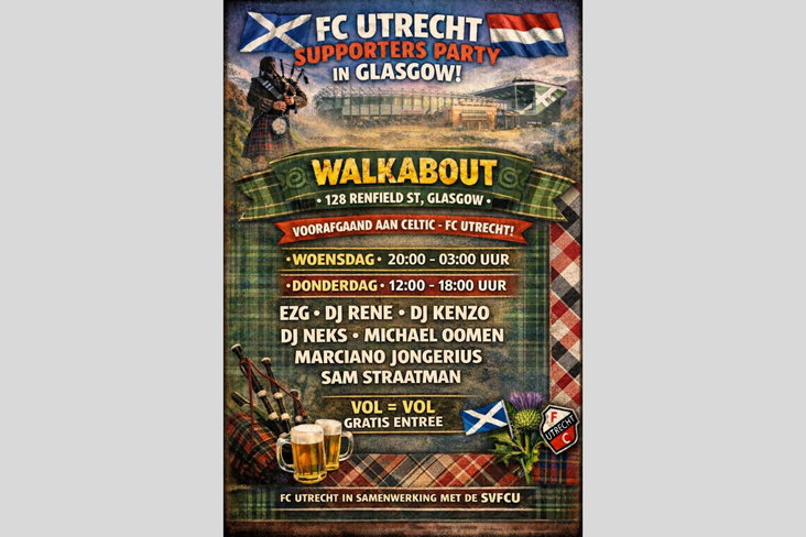 FC Utrecht en de SV organiseren een pre party