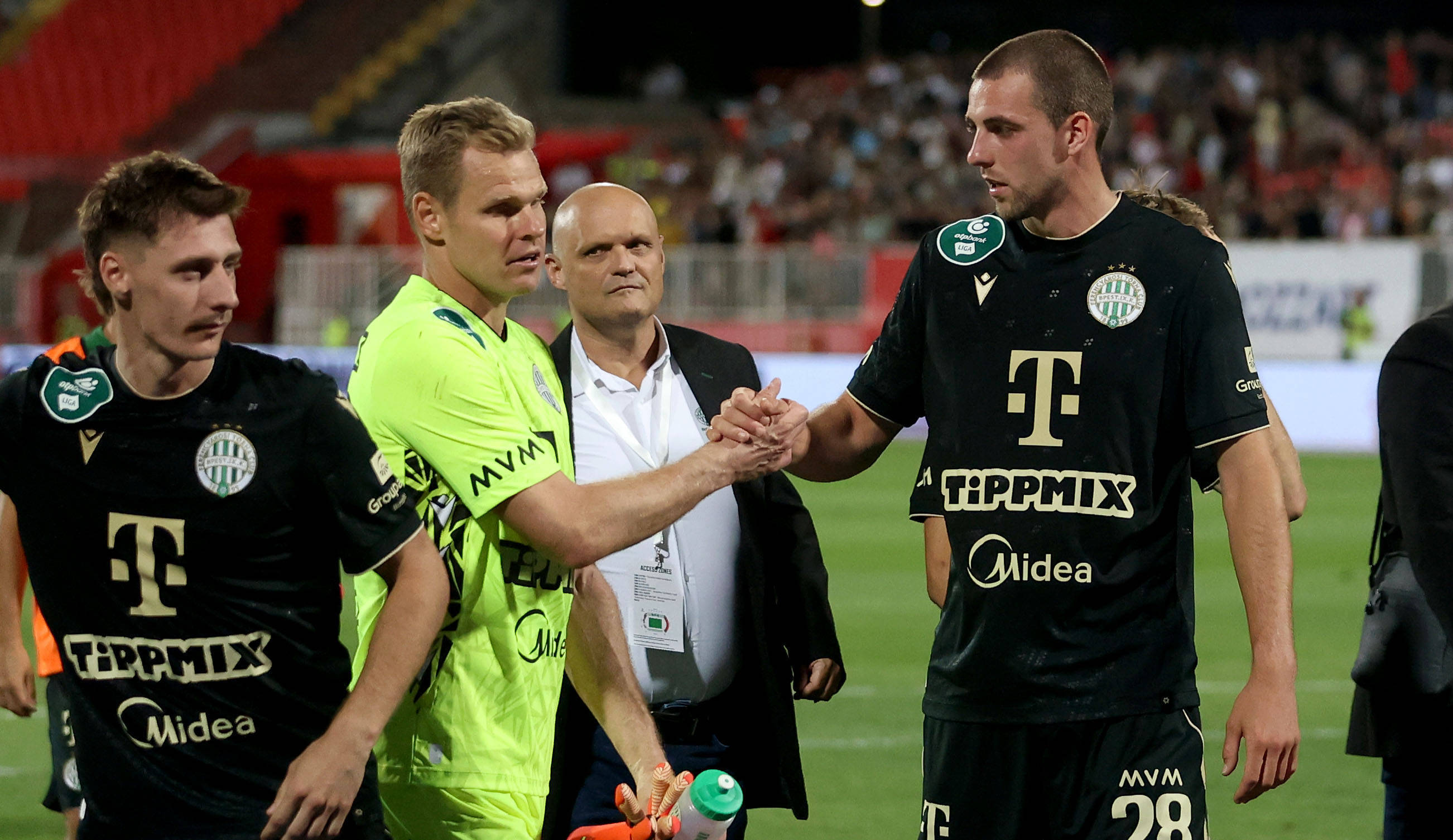FK Vojvodina tegen Ferencvaros de laatste club wint het eerste duel van het tweeluik