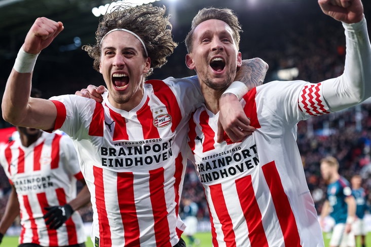 Fabio Silva en Luuk de Jong
