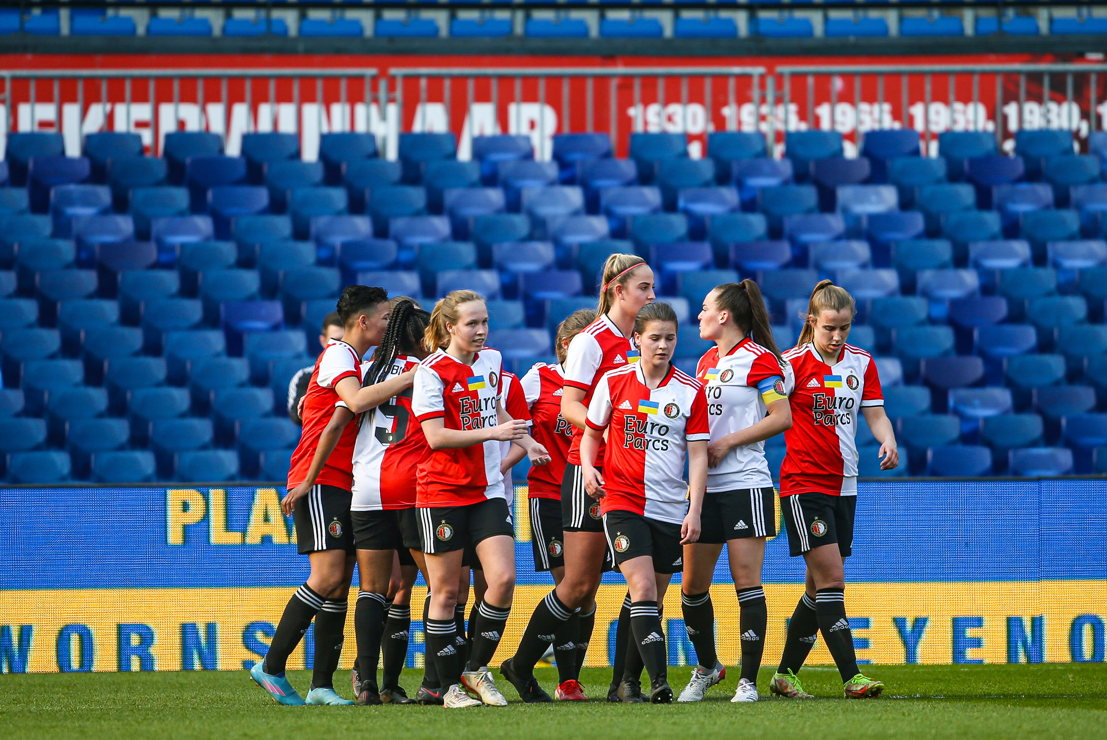 Feyenoord maakte in 2022 haar debuut in De Kuip
