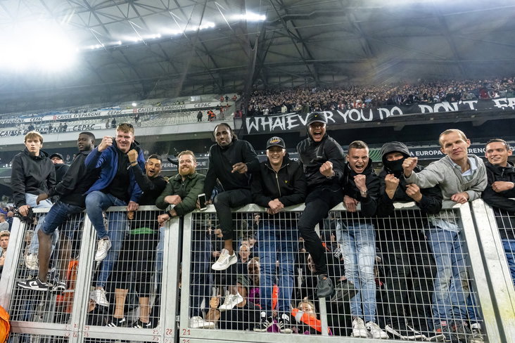 Feyenoord-supporters in Europa