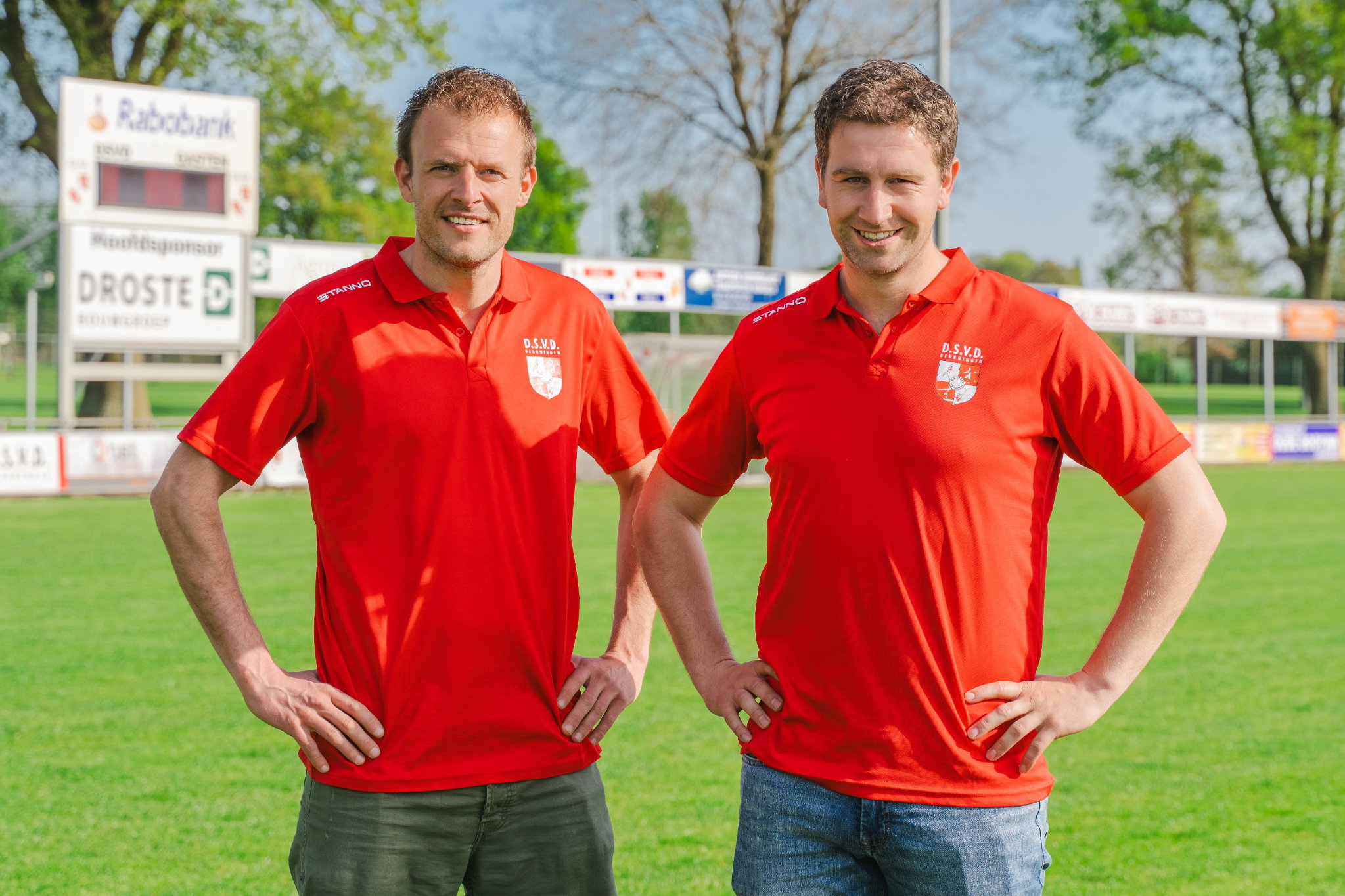 Freek Seiger en Jordie Kosterink van DSVD