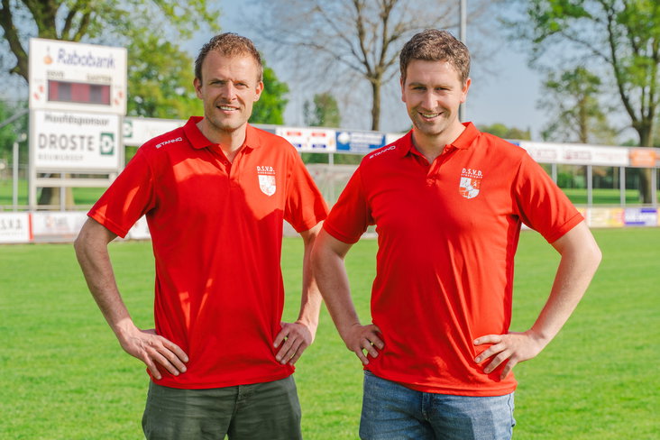 Freek Seiger en Jordie Kosterink van DSVD