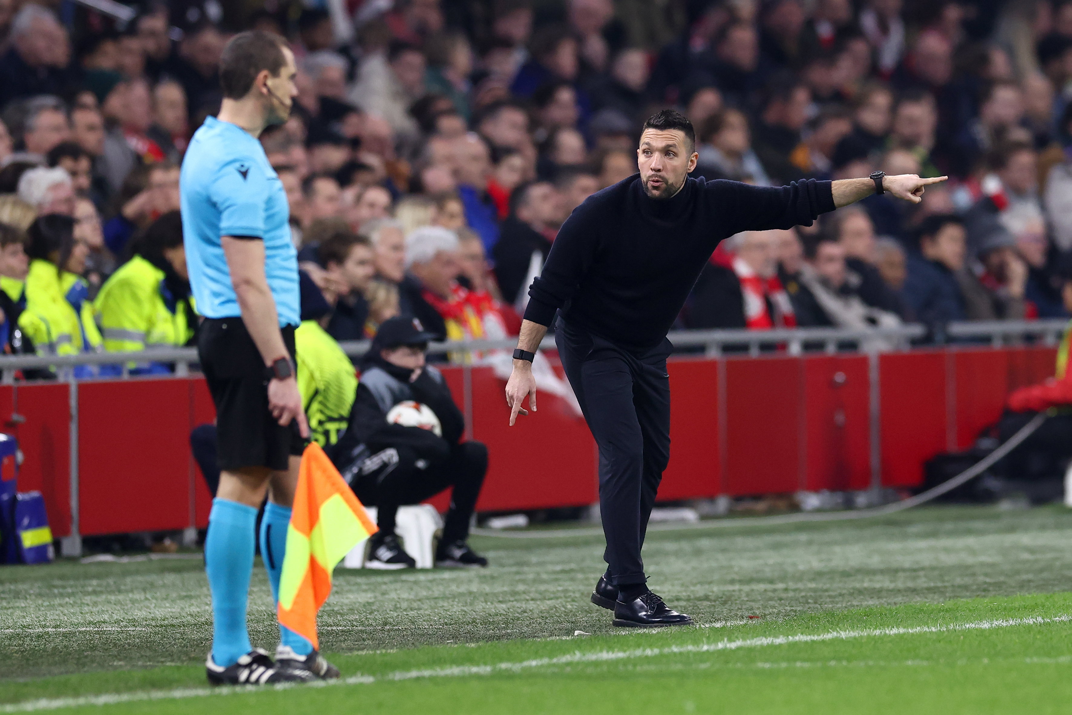 Francesco Farioli langs de lijn