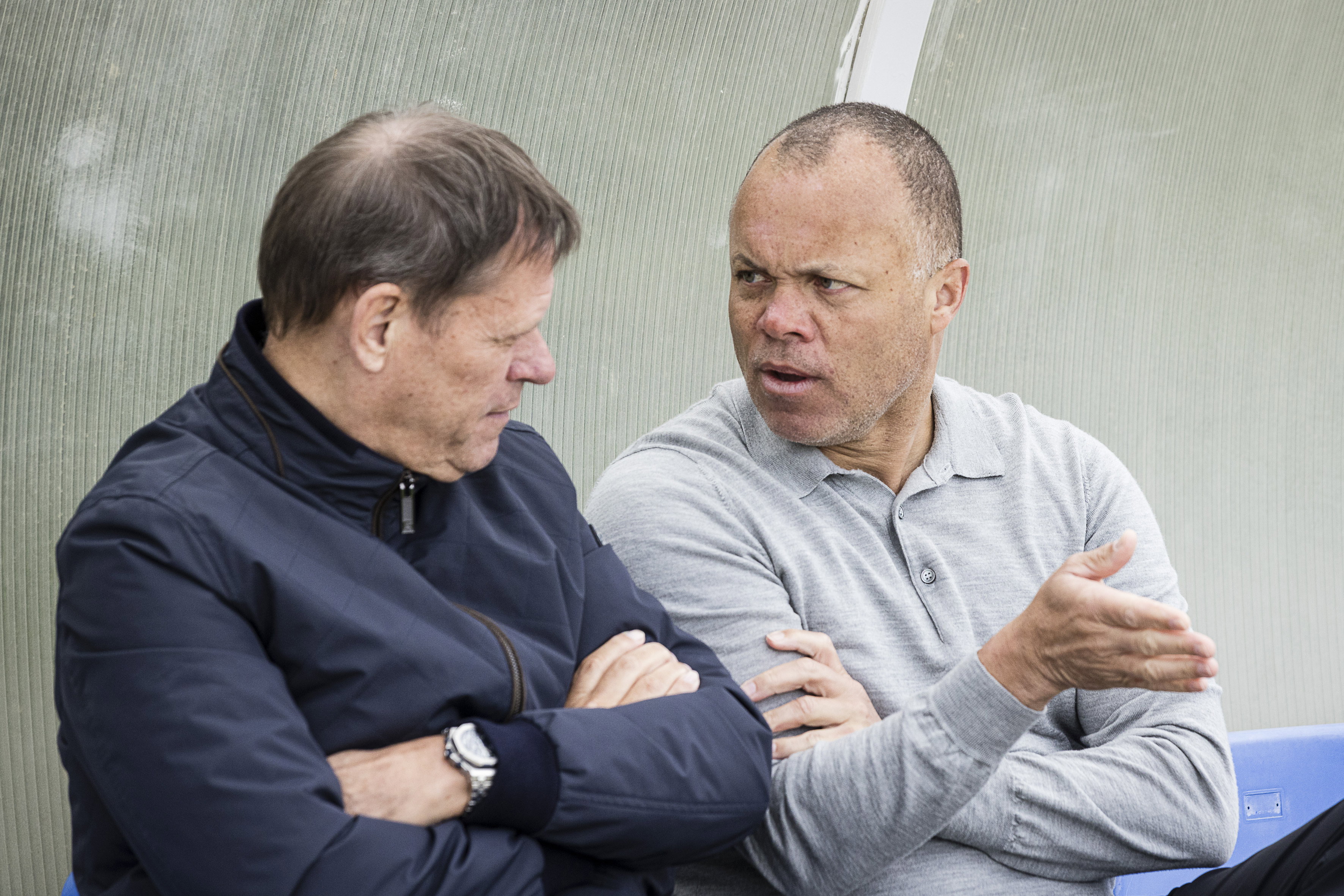 Frank Arnesen en Earnest Stewart