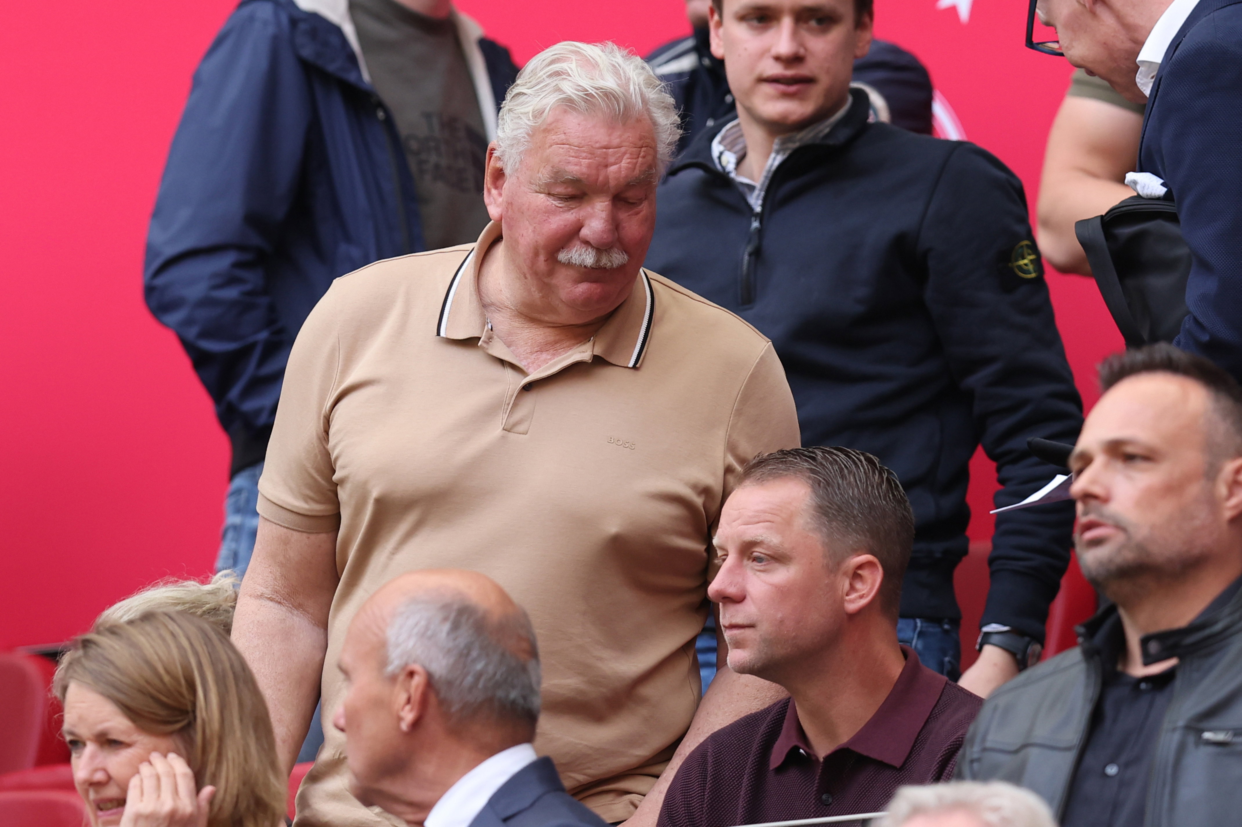 Frans van Seumeren in de Johan Cruijff Arena