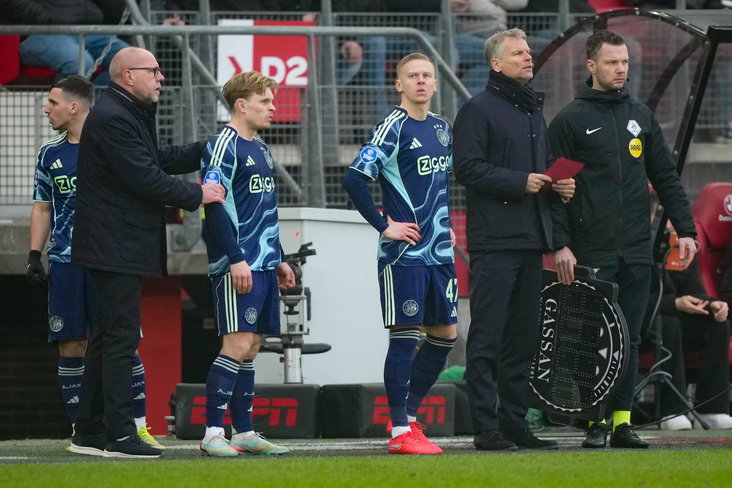 Fred Grim laat Oliver Edvardsen en Oleksandr Zinchenko invallen